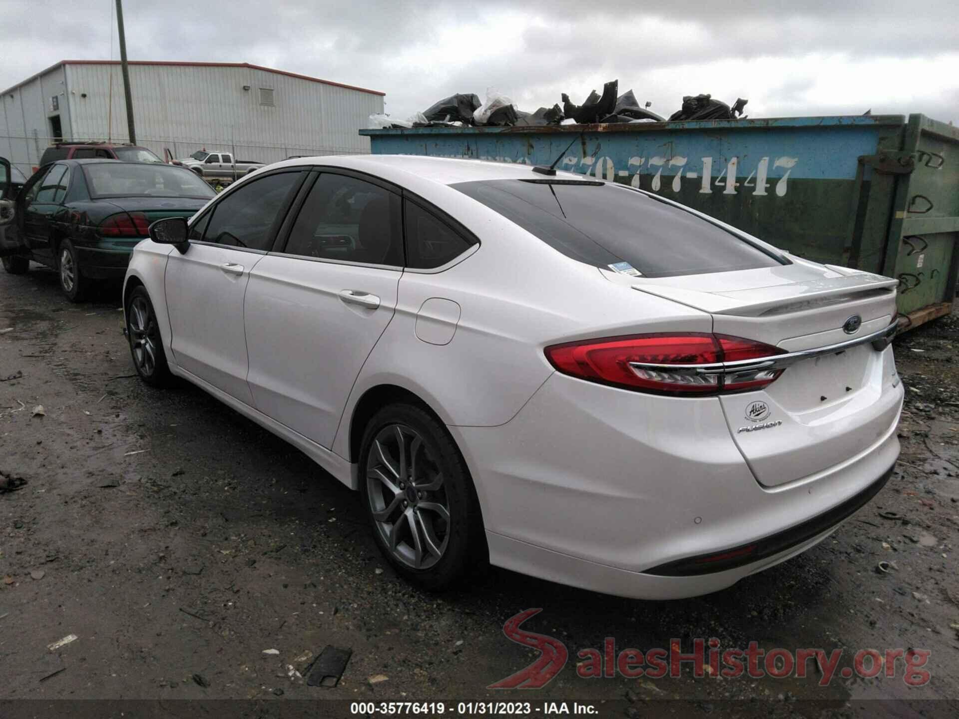 3FA6P0HD0HR332499 2017 FORD FUSION