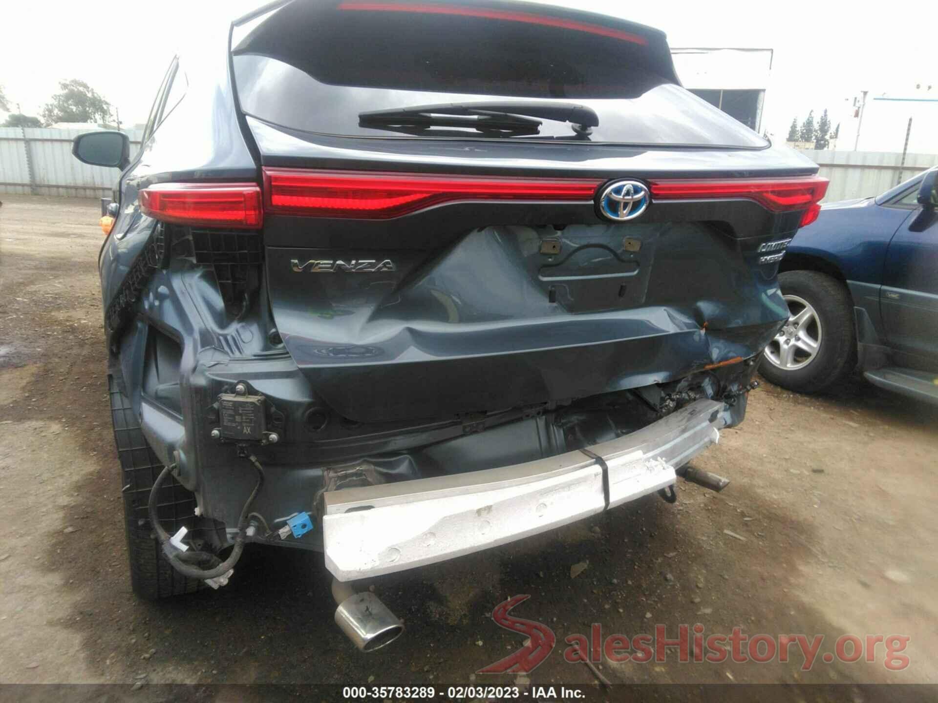 JTEAAAAH3MJ022128 2021 TOYOTA VENZA