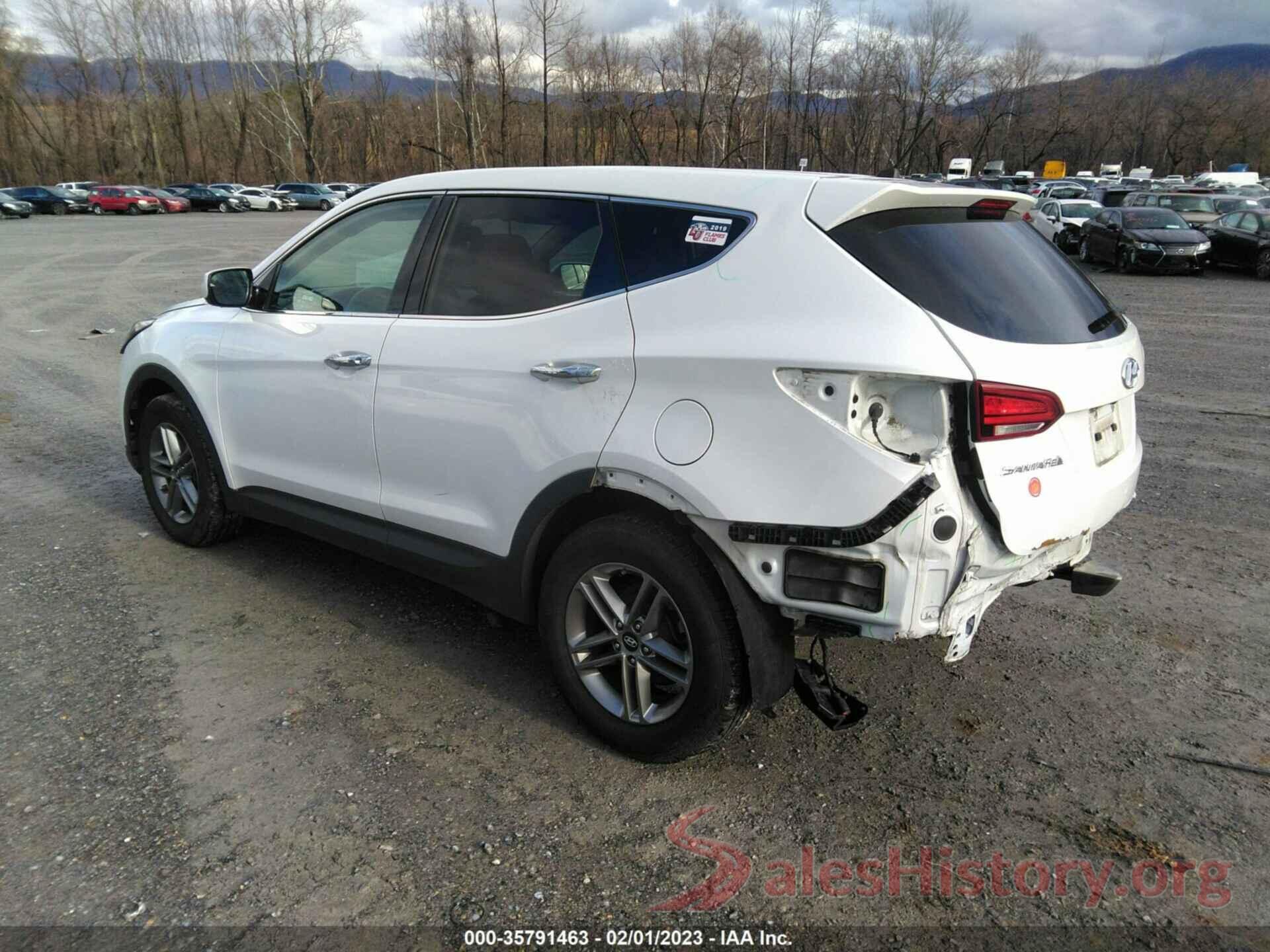 5NMZTDLBXJH077625 2018 HYUNDAI SANTA FE SPORT