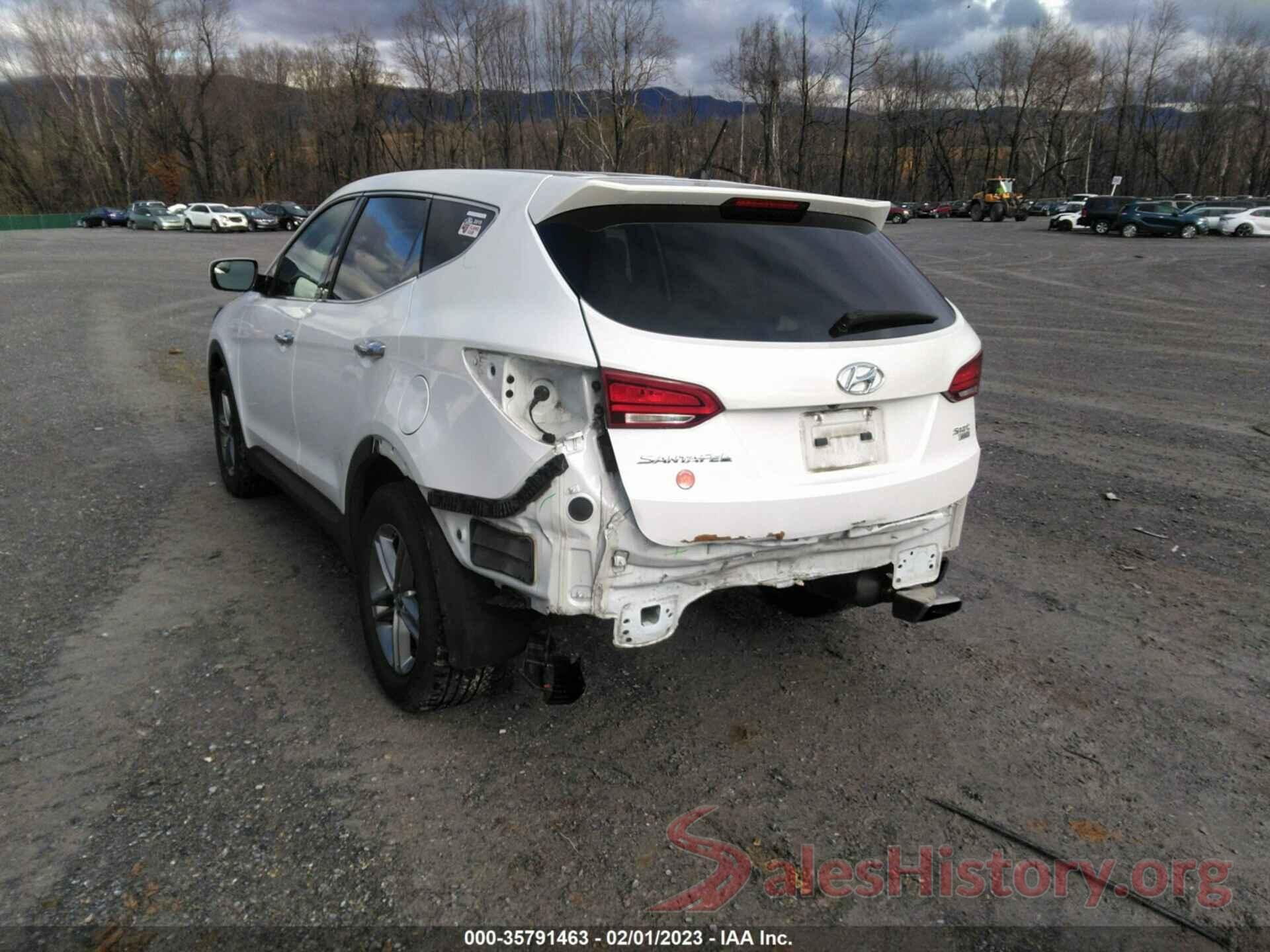 5NMZTDLBXJH077625 2018 HYUNDAI SANTA FE SPORT