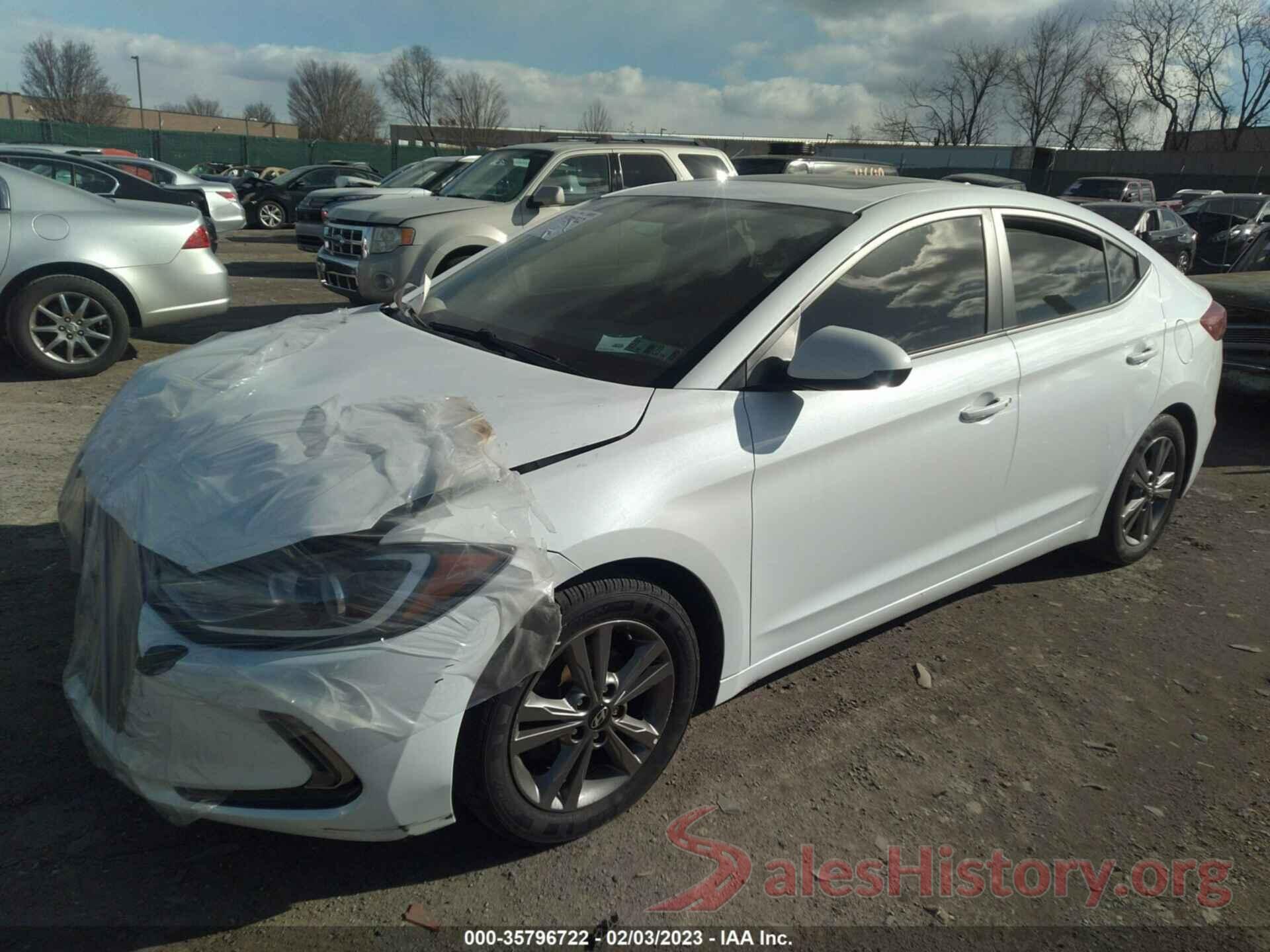 5NPD84LF8JH395311 2018 HYUNDAI ELANTRA