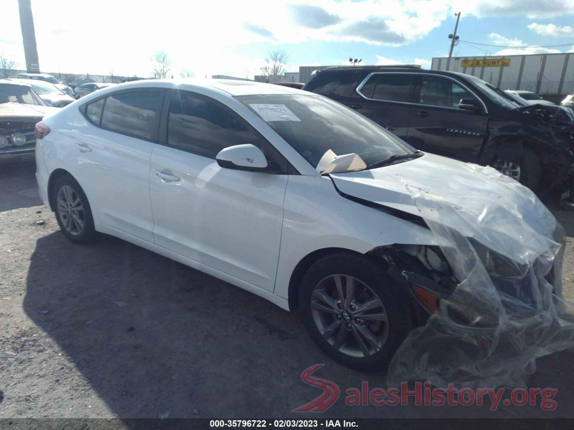 5NPD84LF8JH395311 2018 HYUNDAI ELANTRA