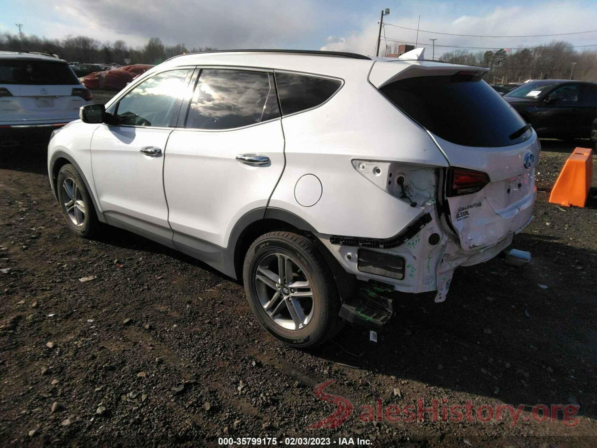 5NMZUDLB5JH054167 2018 HYUNDAI SANTA FE SPORT