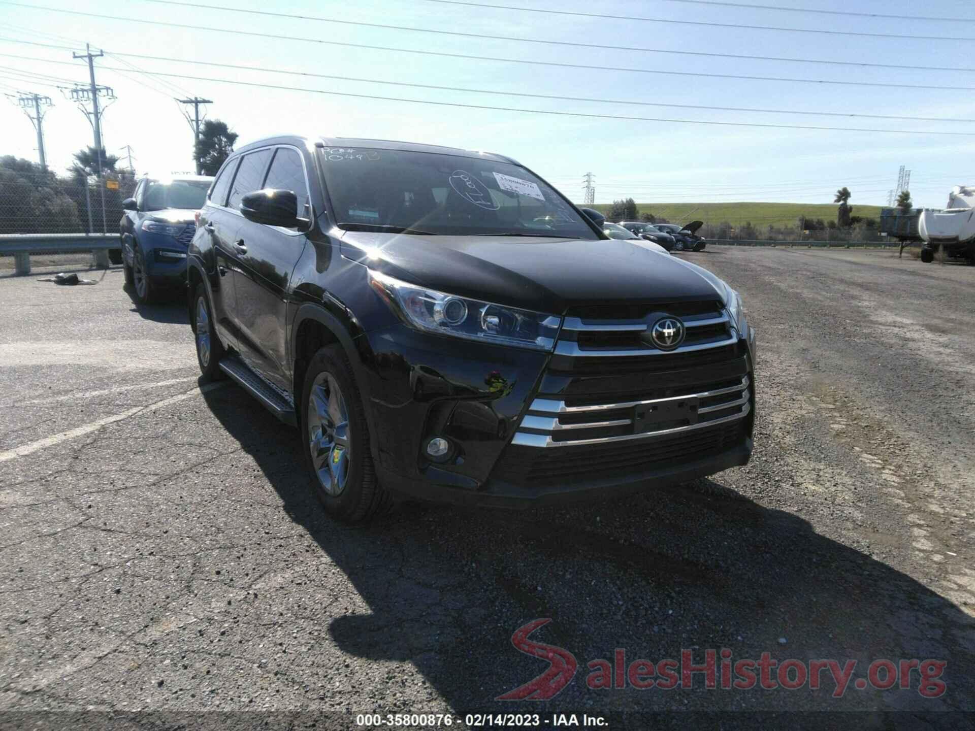 5TDDZRFH8KS715973 2019 TOYOTA HIGHLANDER