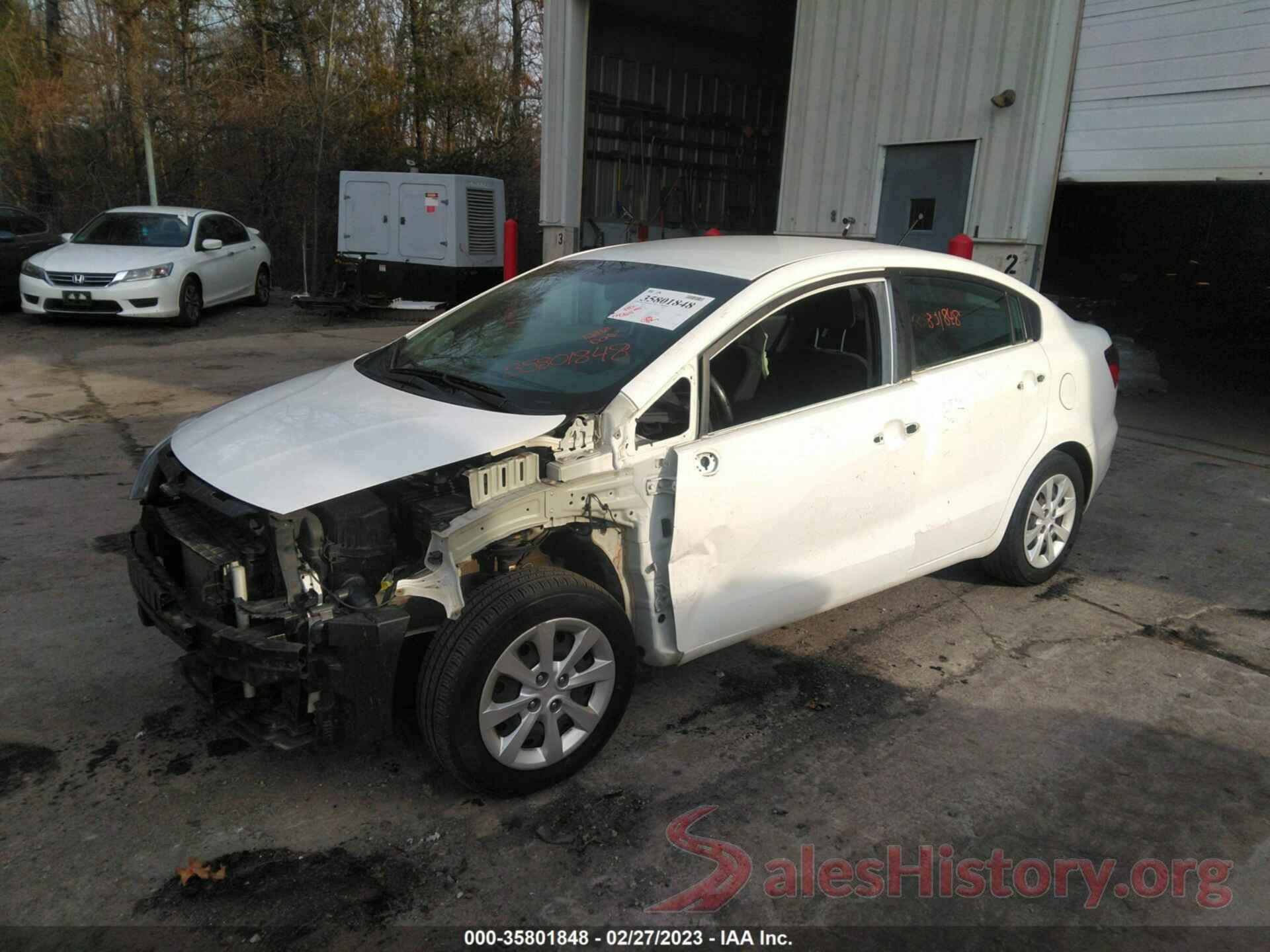 KNADM4A37H6120812 2017 KIA RIO