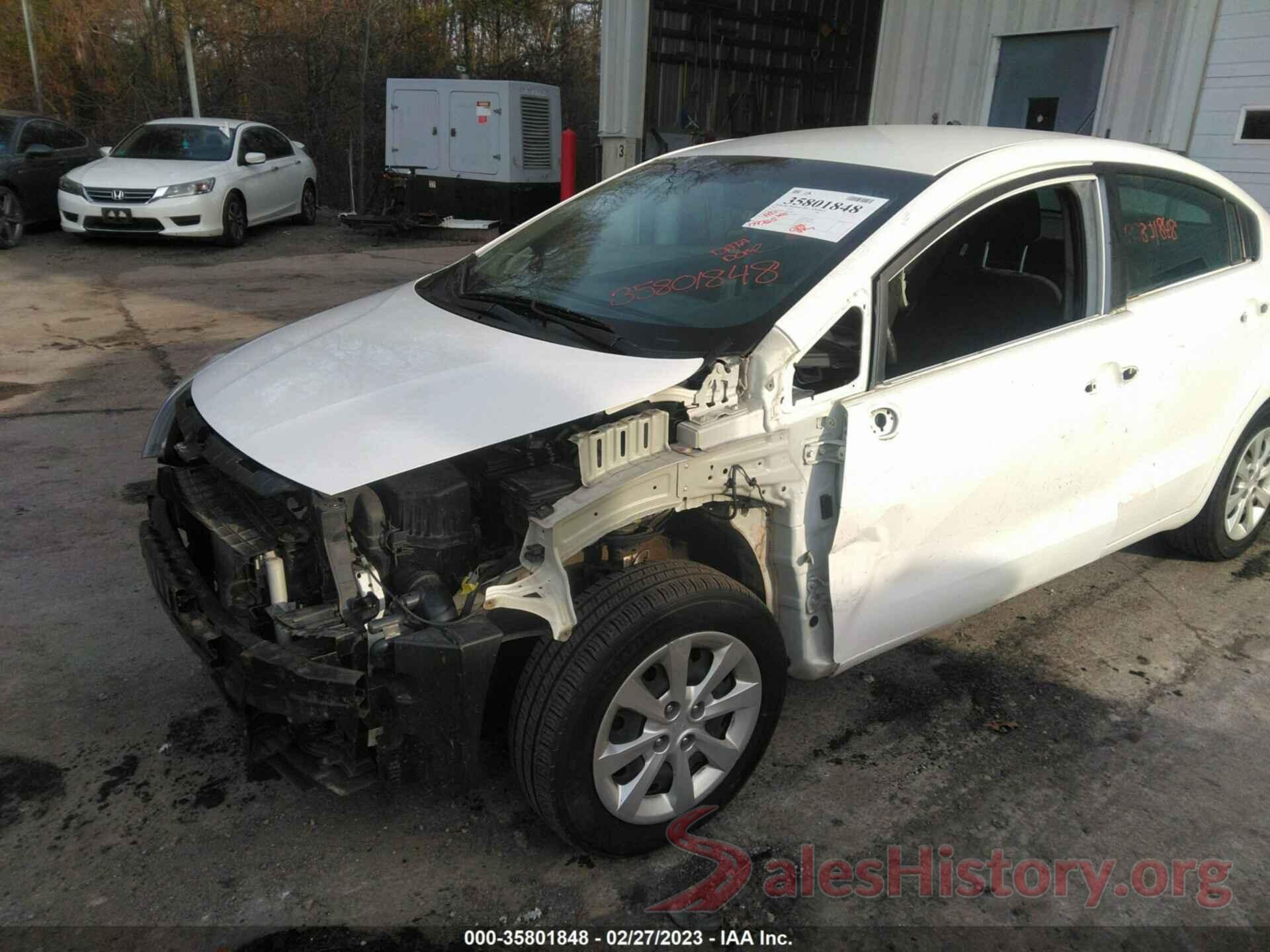 KNADM4A37H6120812 2017 KIA RIO