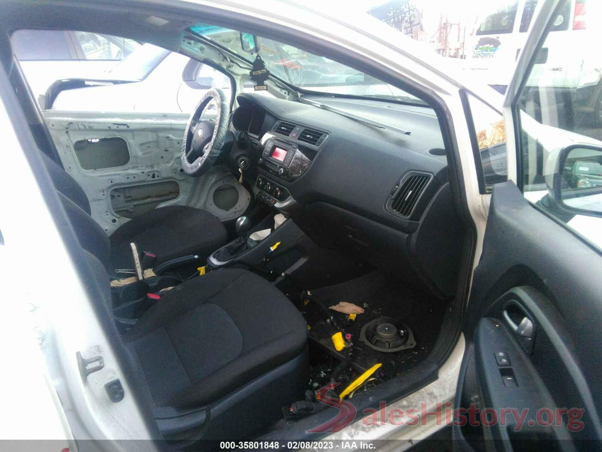 KNADM4A37H6120812 2017 KIA RIO