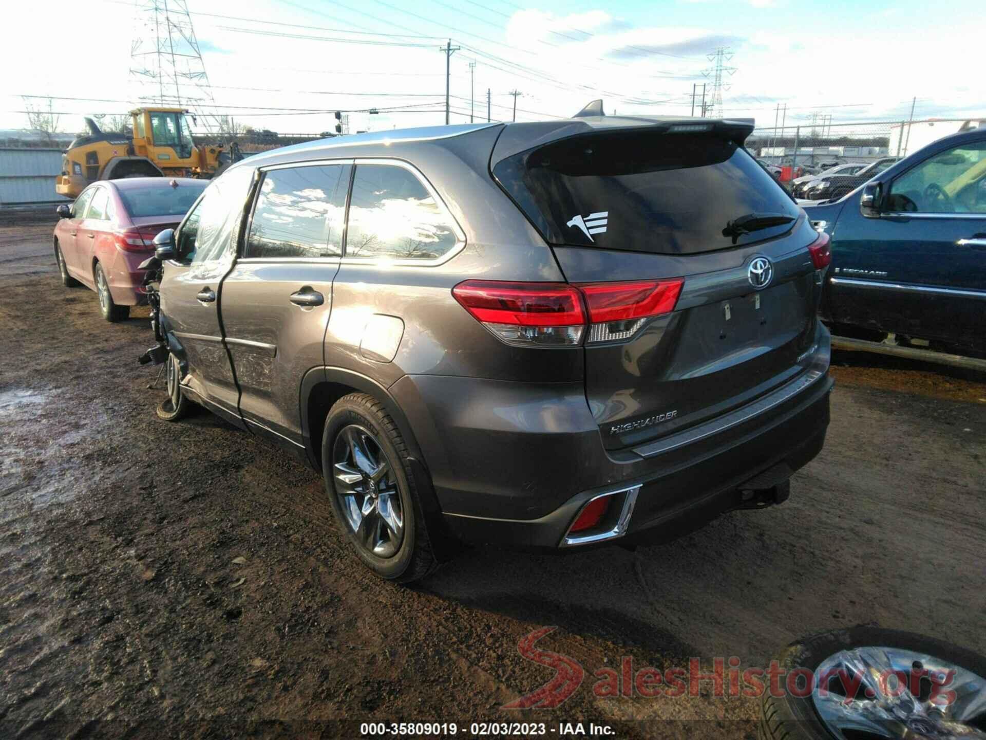 5TDDZRFH6KS916545 2019 TOYOTA HIGHLANDER