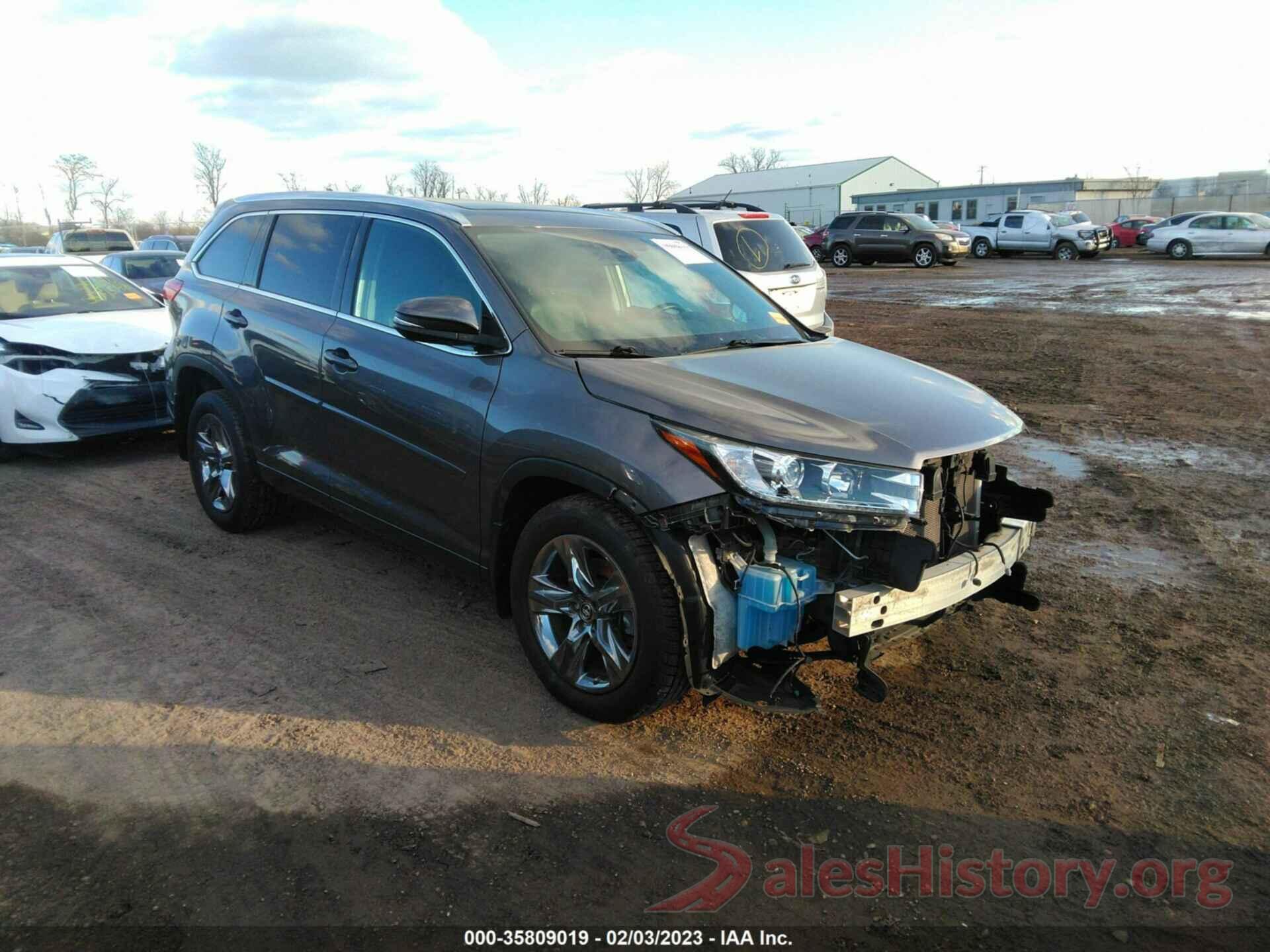 5TDDZRFH6KS916545 2019 TOYOTA HIGHLANDER