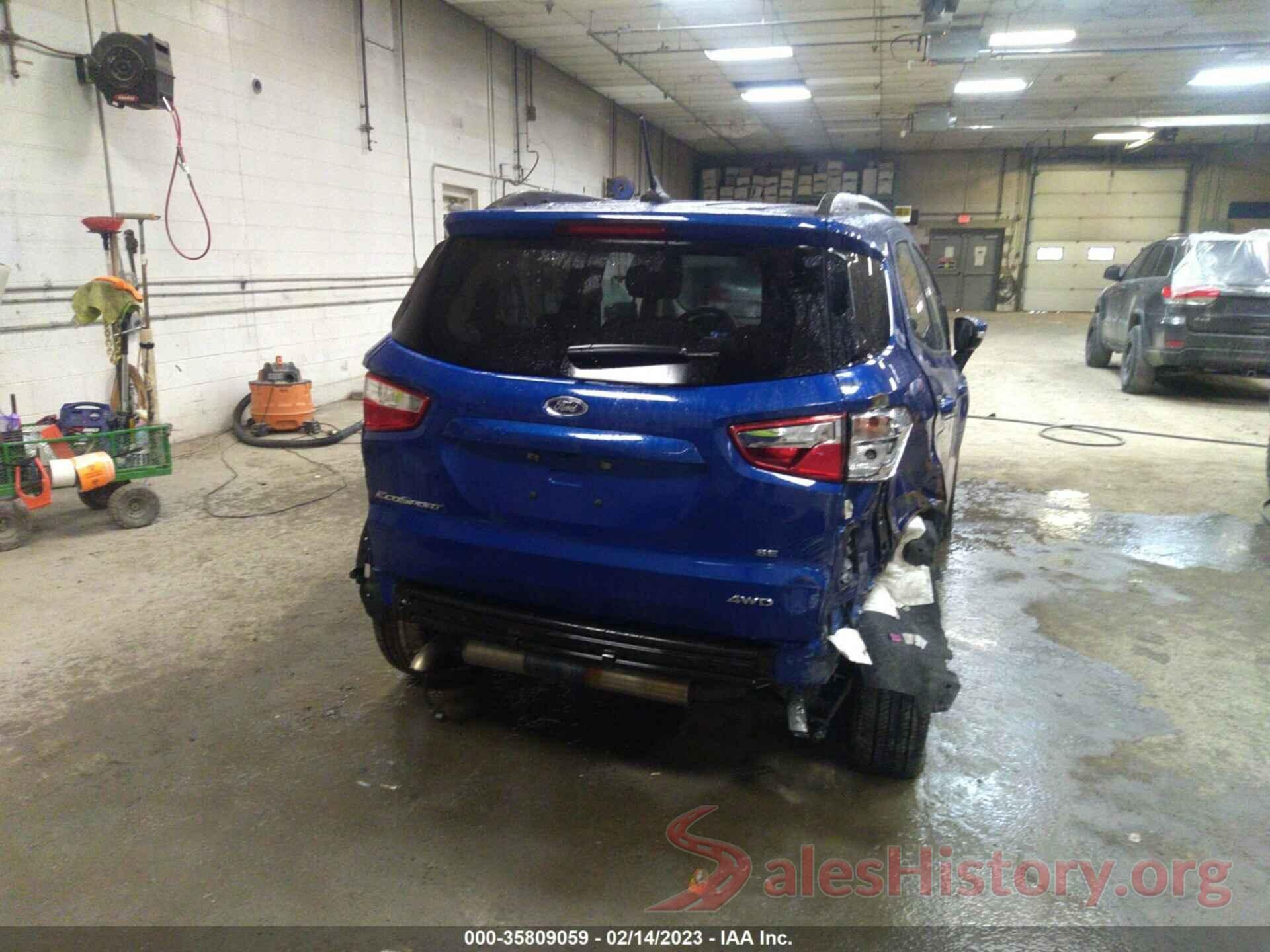 MAJ6S3GL9KC270907 2019 FORD ECOSPORT