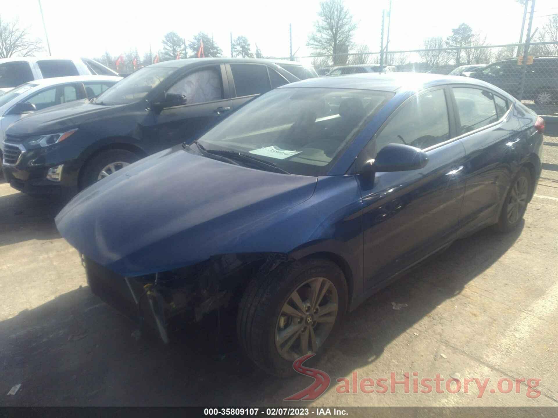 5NPD84LF7HH192095 2017 HYUNDAI ELANTRA