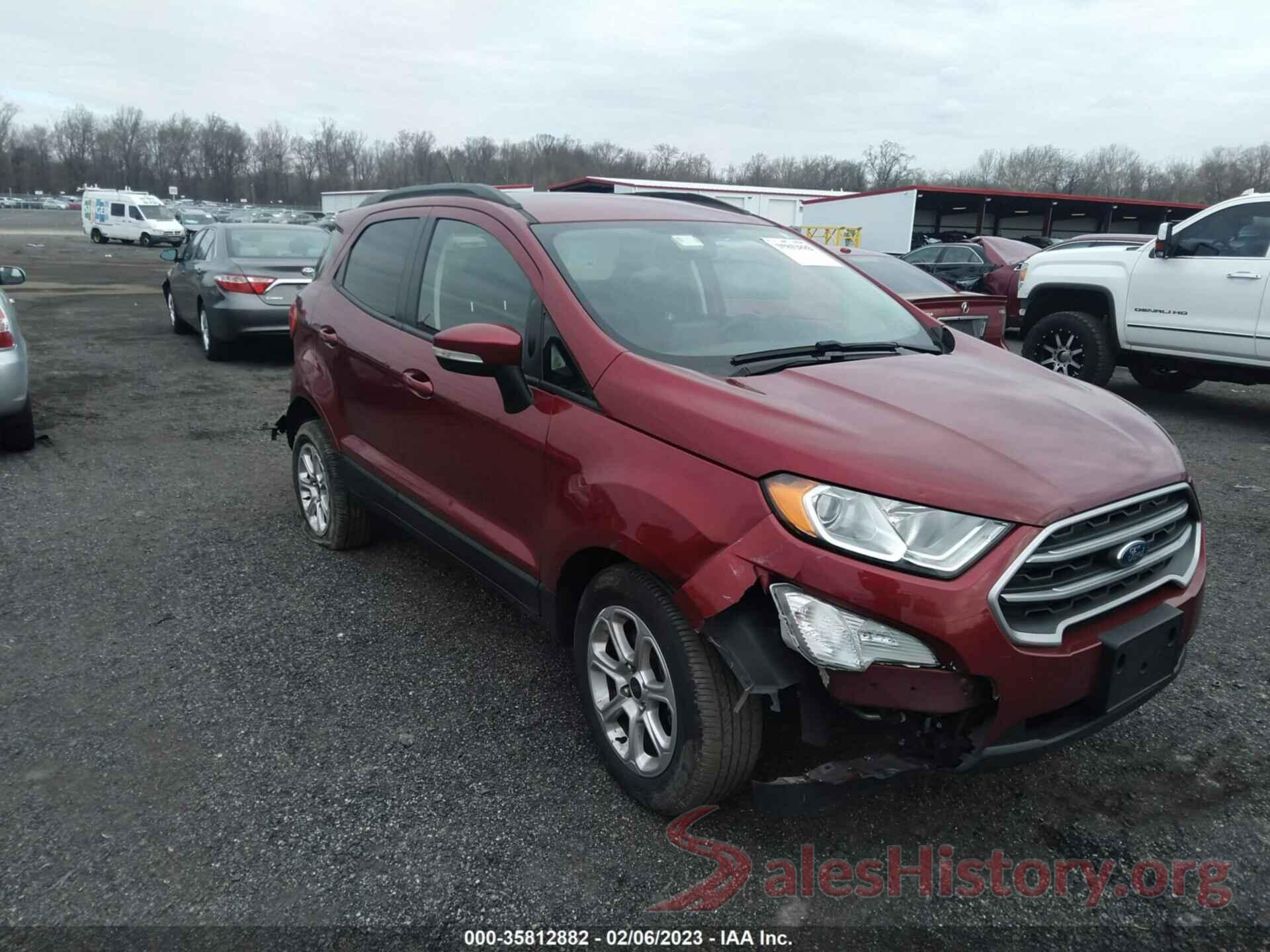 MAJ3S2GE6KC304980 2019 FORD ECOSPORT