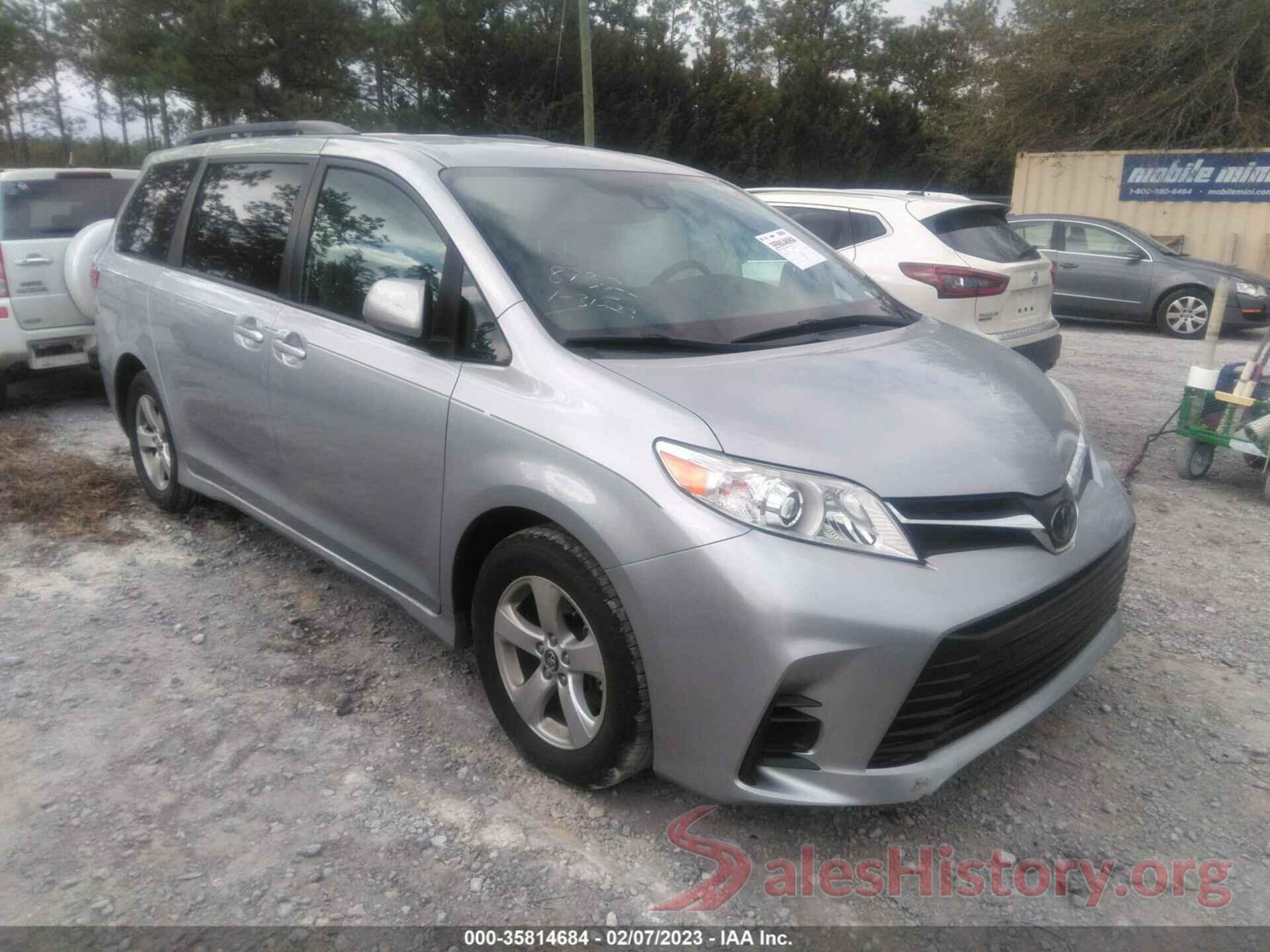 5TDKZ3DC7LS022874 2020 TOYOTA SIENNA