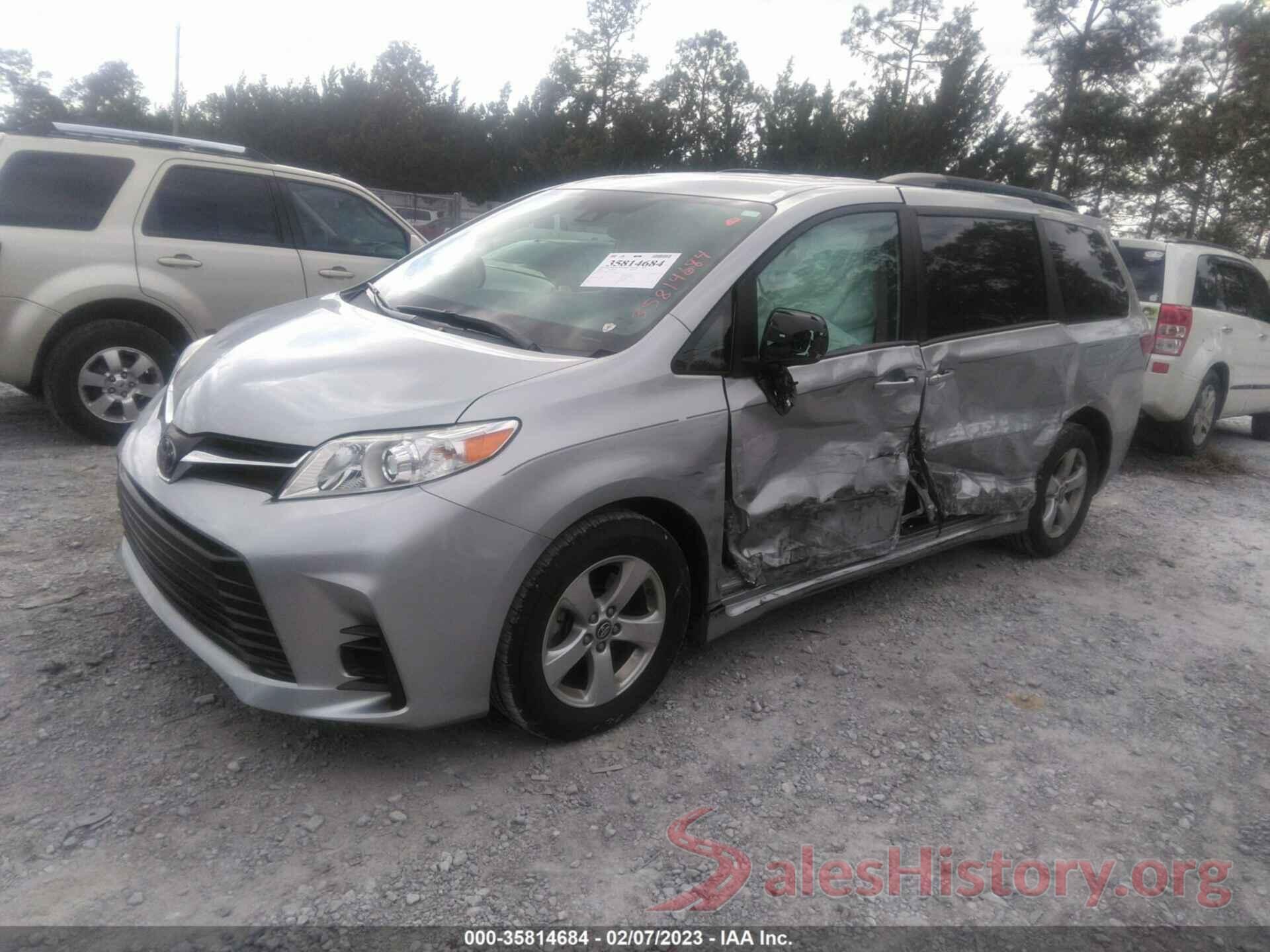 5TDKZ3DC7LS022874 2020 TOYOTA SIENNA