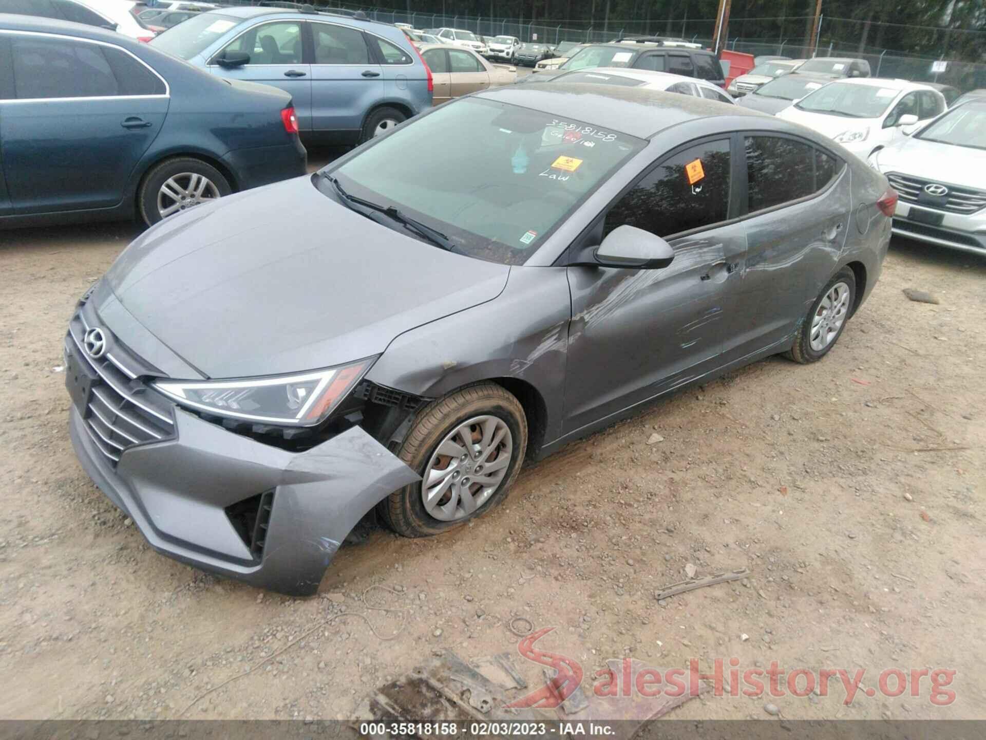 5NPD74LF1KH418447 2019 HYUNDAI ELANTRA