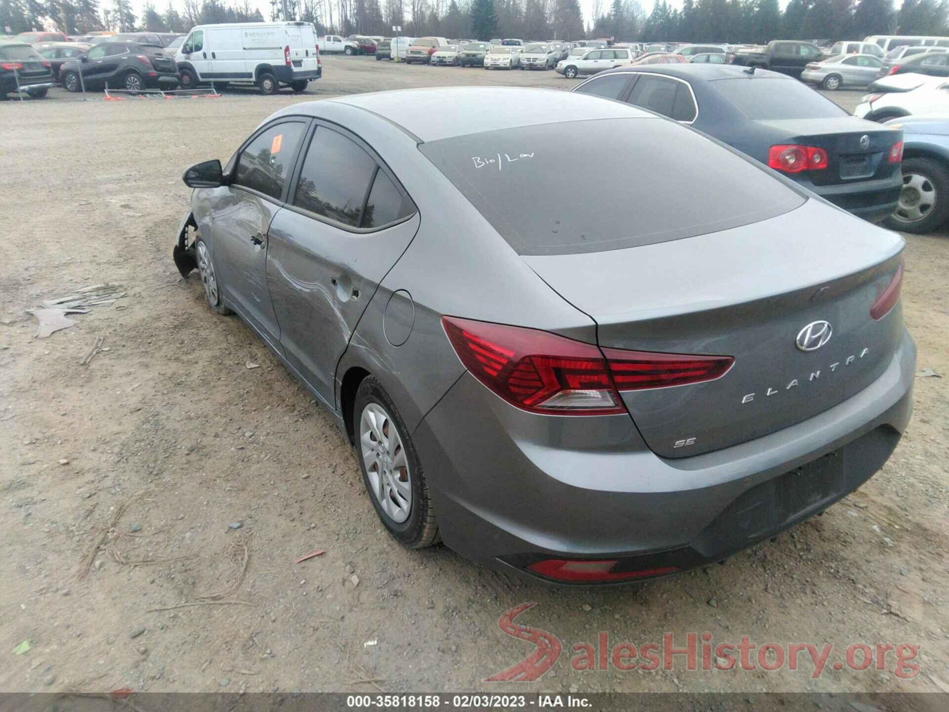 5NPD74LF1KH418447 2019 HYUNDAI ELANTRA