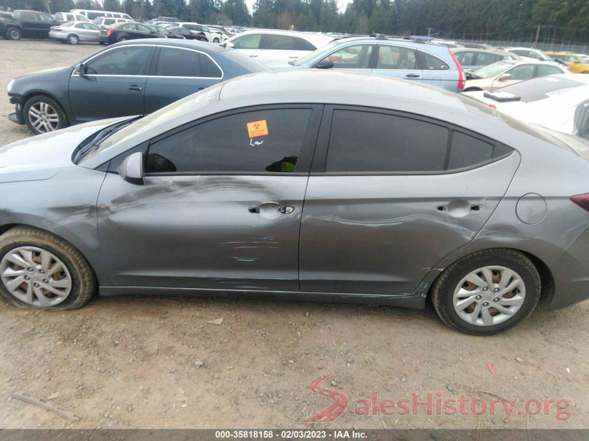 5NPD74LF1KH418447 2019 HYUNDAI ELANTRA