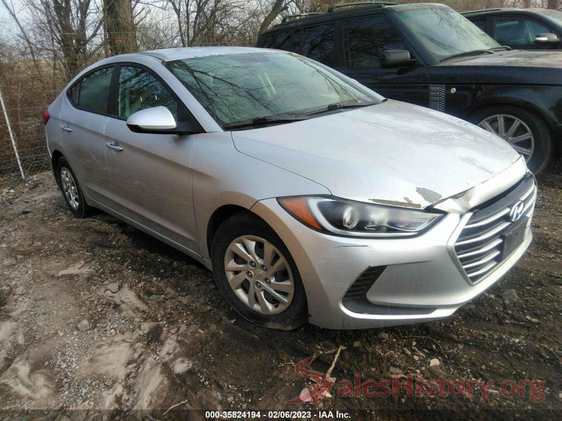 5NPD74LF4HH207235 2017 HYUNDAI ELANTRA