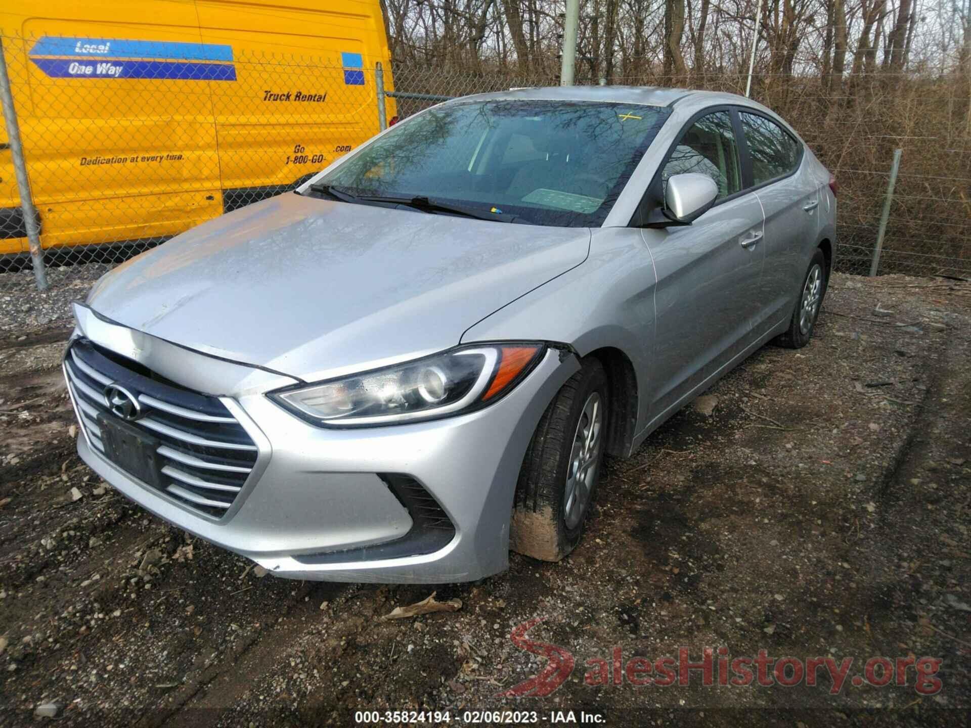 5NPD74LF4HH207235 2017 HYUNDAI ELANTRA