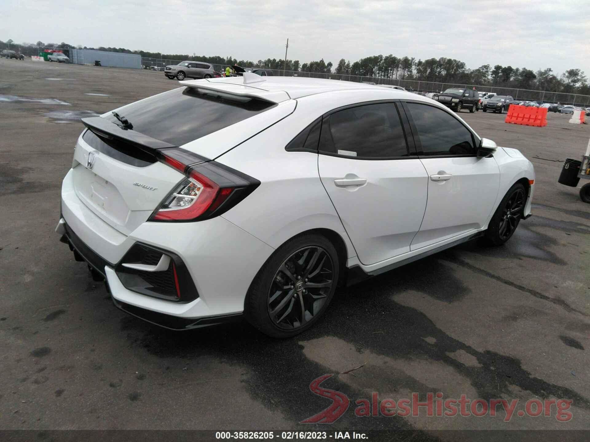 SHHFK7H43MU213342 2021 HONDA CIVIC HATCHBACK