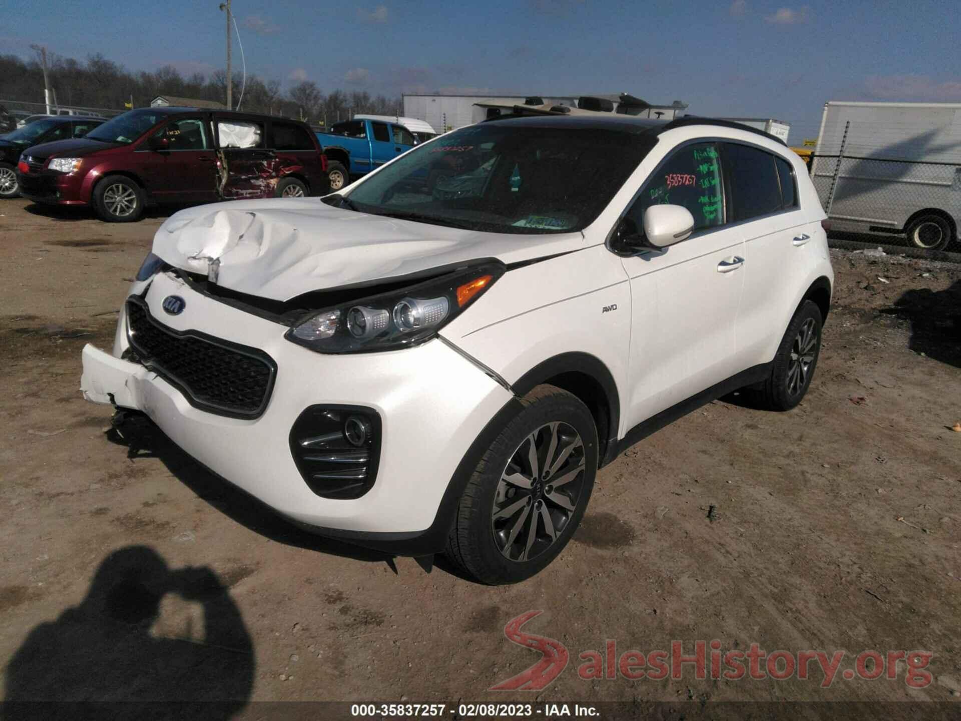 KNDPNCAC7K7515579 2019 KIA SPORTAGE