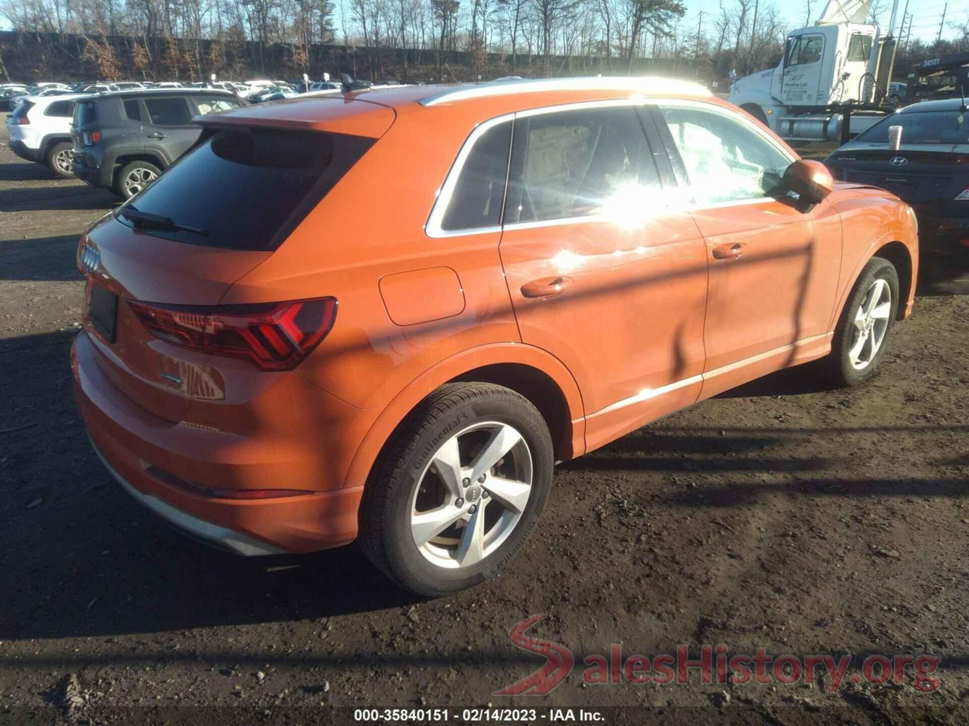 WA1AECF30L1108622 2020 AUDI Q3