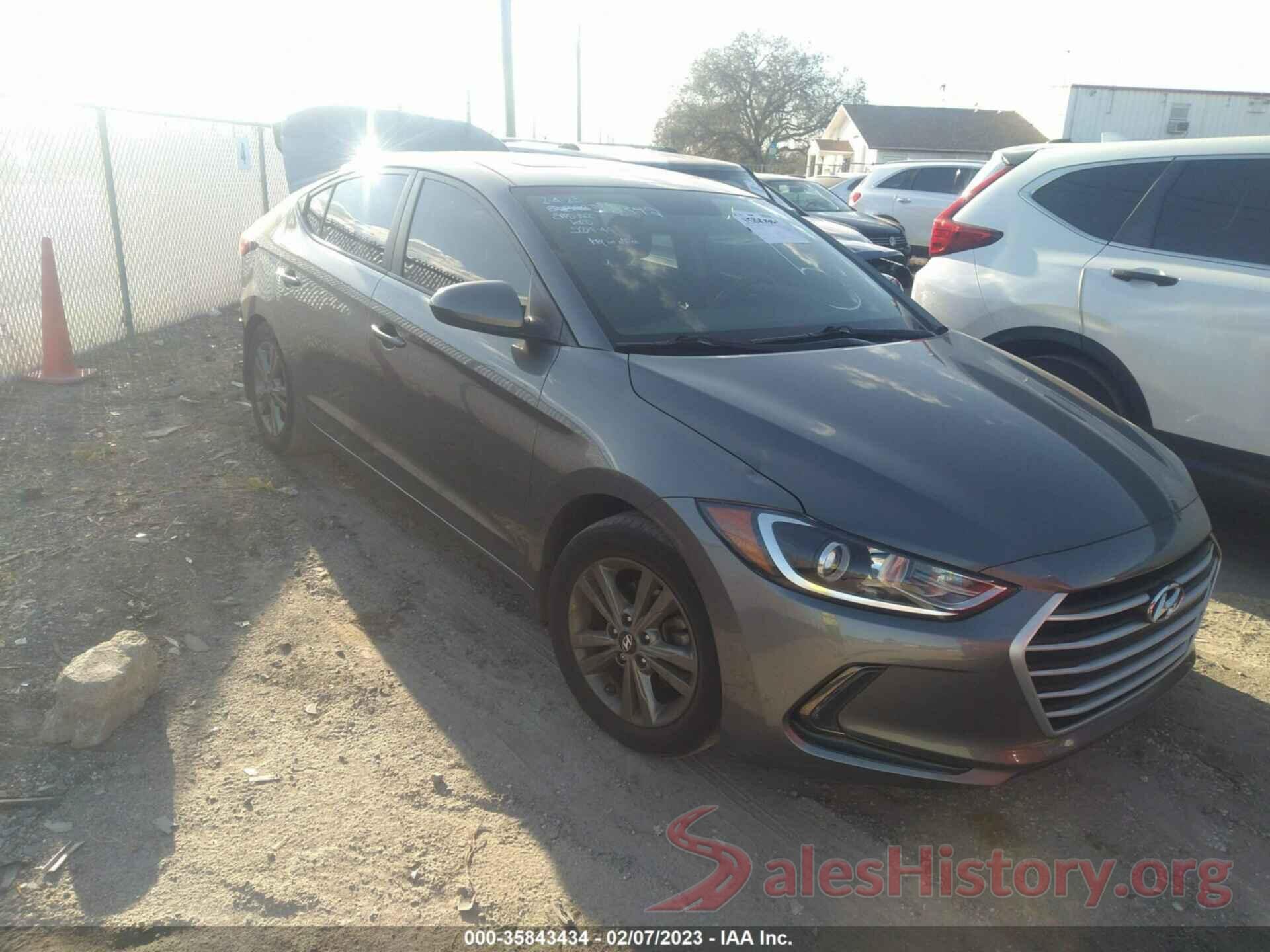 5NPD84LF8JH393638 2018 HYUNDAI ELANTRA