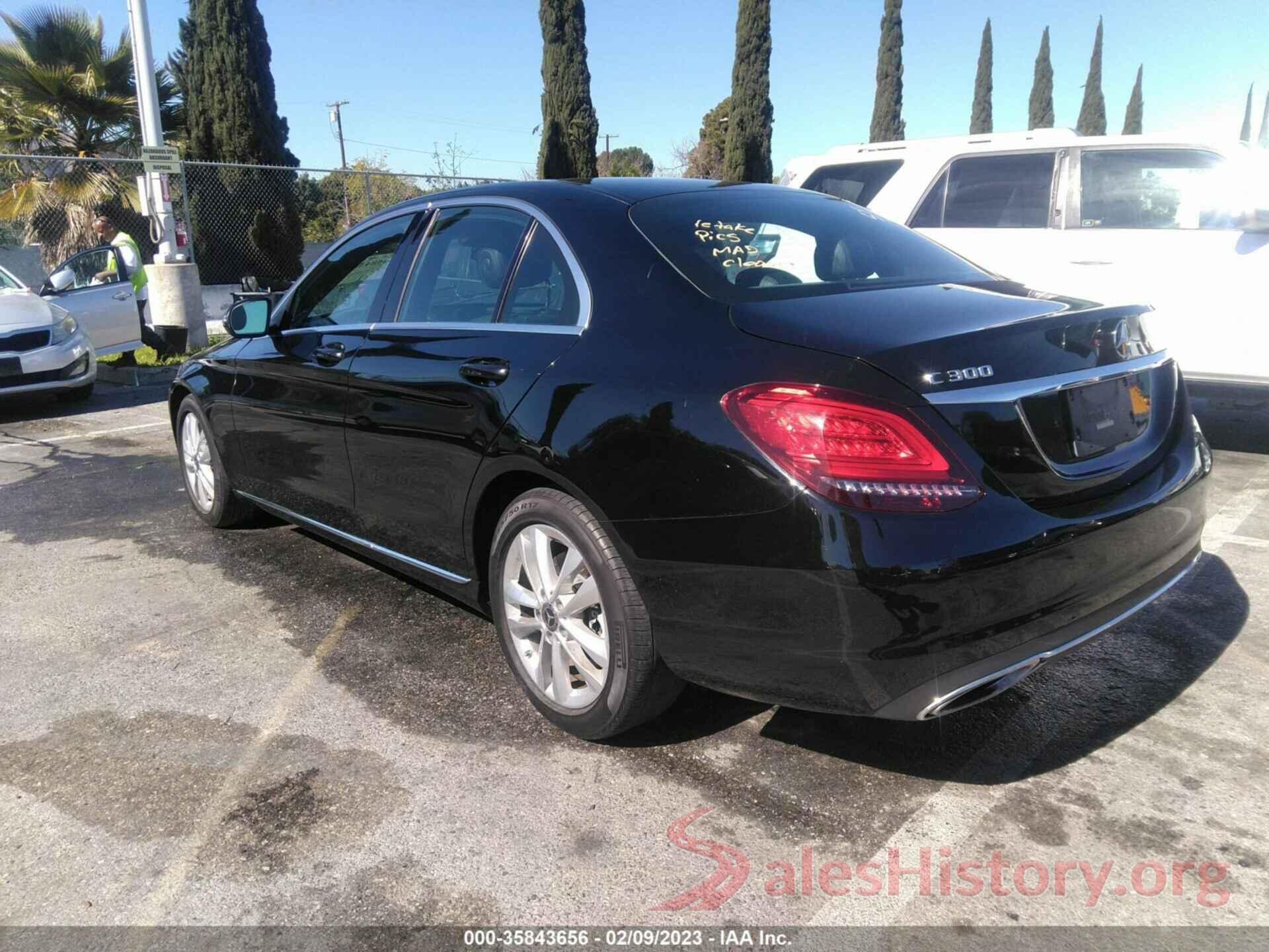 55SWF8DB0KU306282 2019 MERCEDES-BENZ C-CLASS