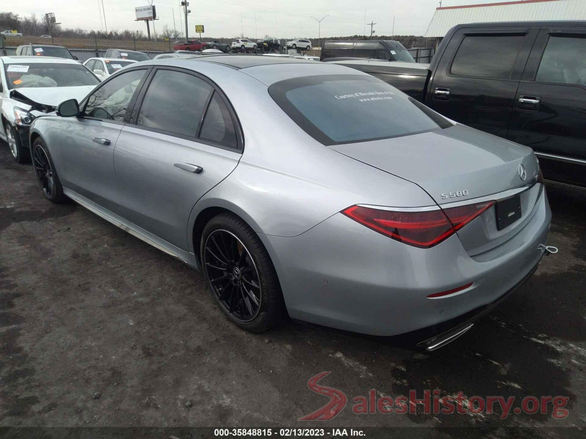 W1K6G7GB9PA177260 2023 MERCEDES-BENZ S-CLASS