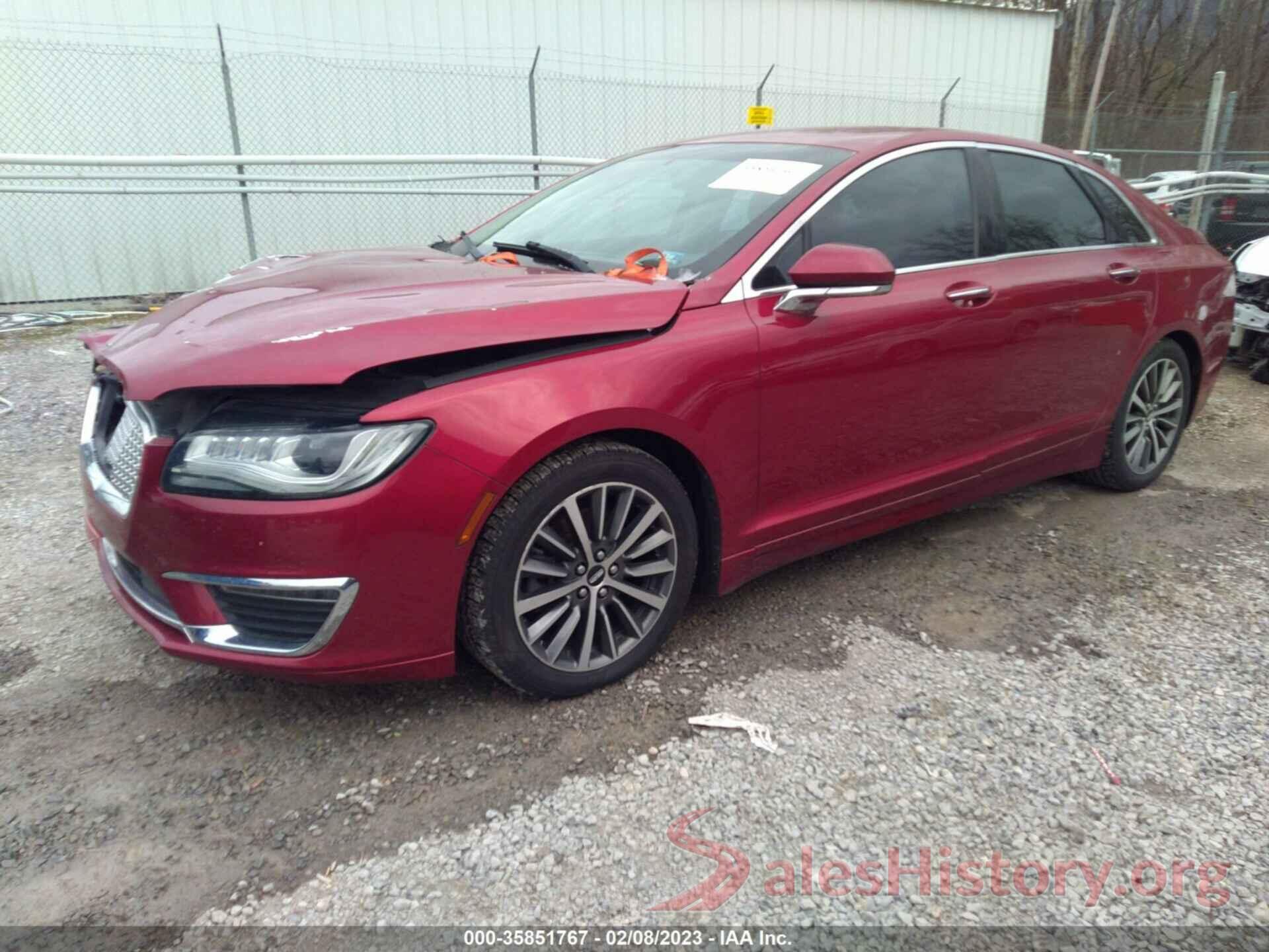 3LN6L5KU8HR649583 2017 LINCOLN MKZ