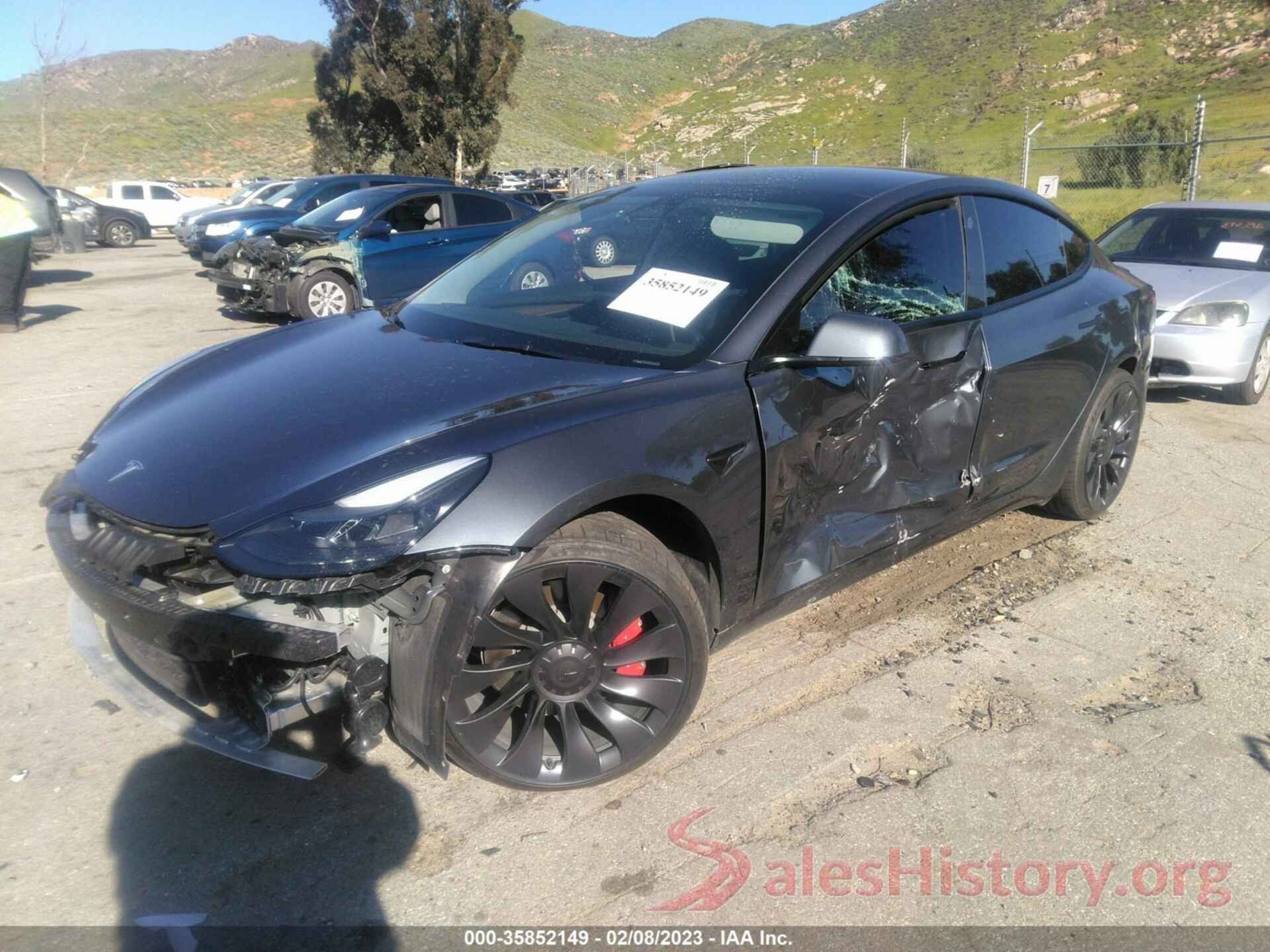 5YJ3E1EC5NF294379 2022 TESLA MODEL 3