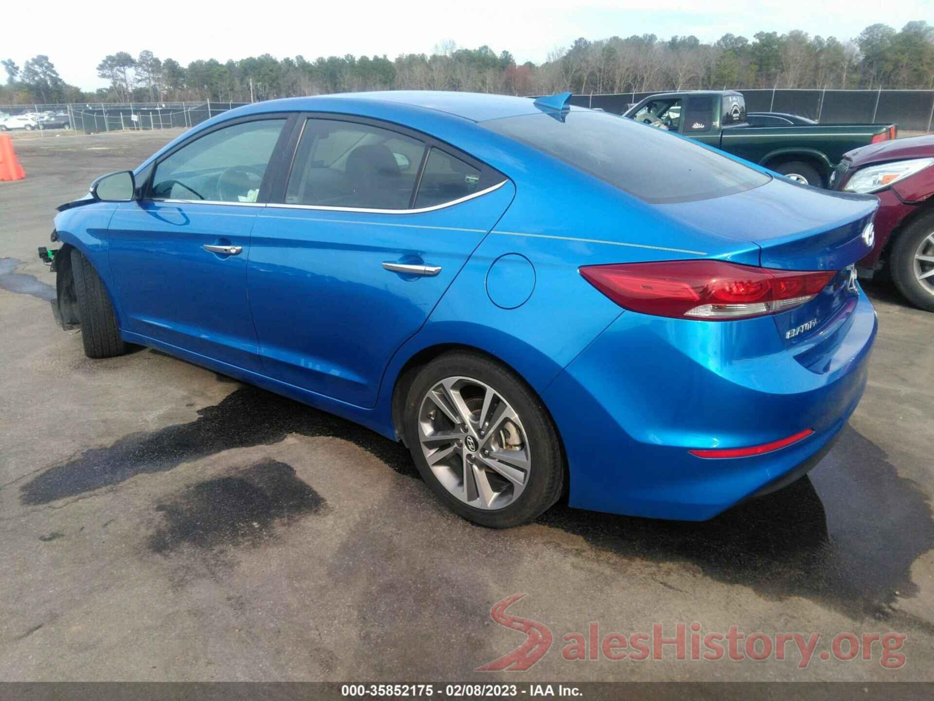 5NPD84LF8HH132620 2017 HYUNDAI ELANTRA