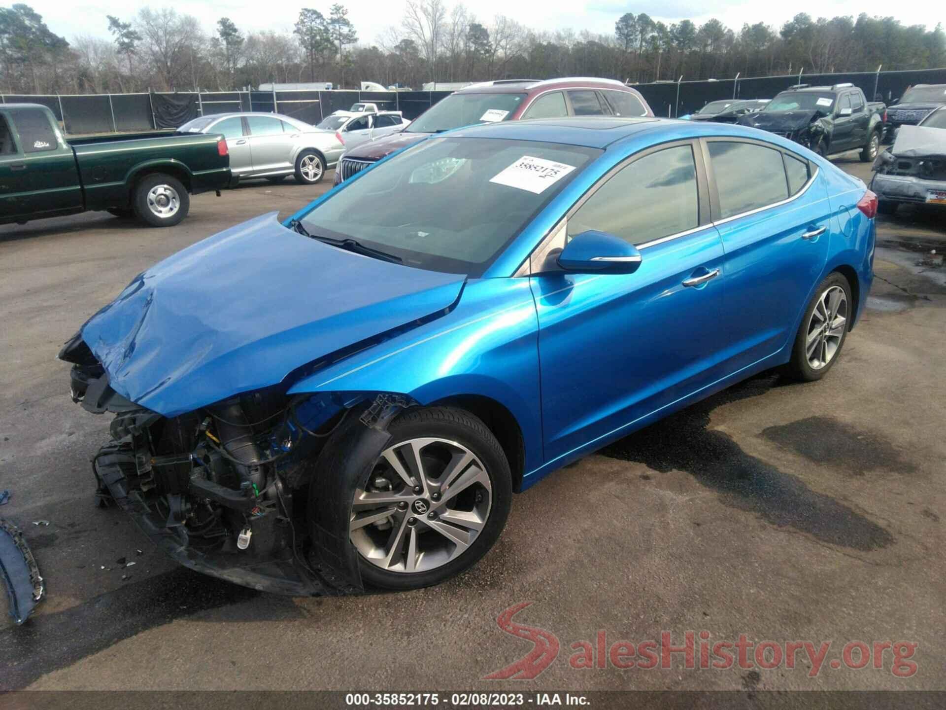 5NPD84LF8HH132620 2017 HYUNDAI ELANTRA