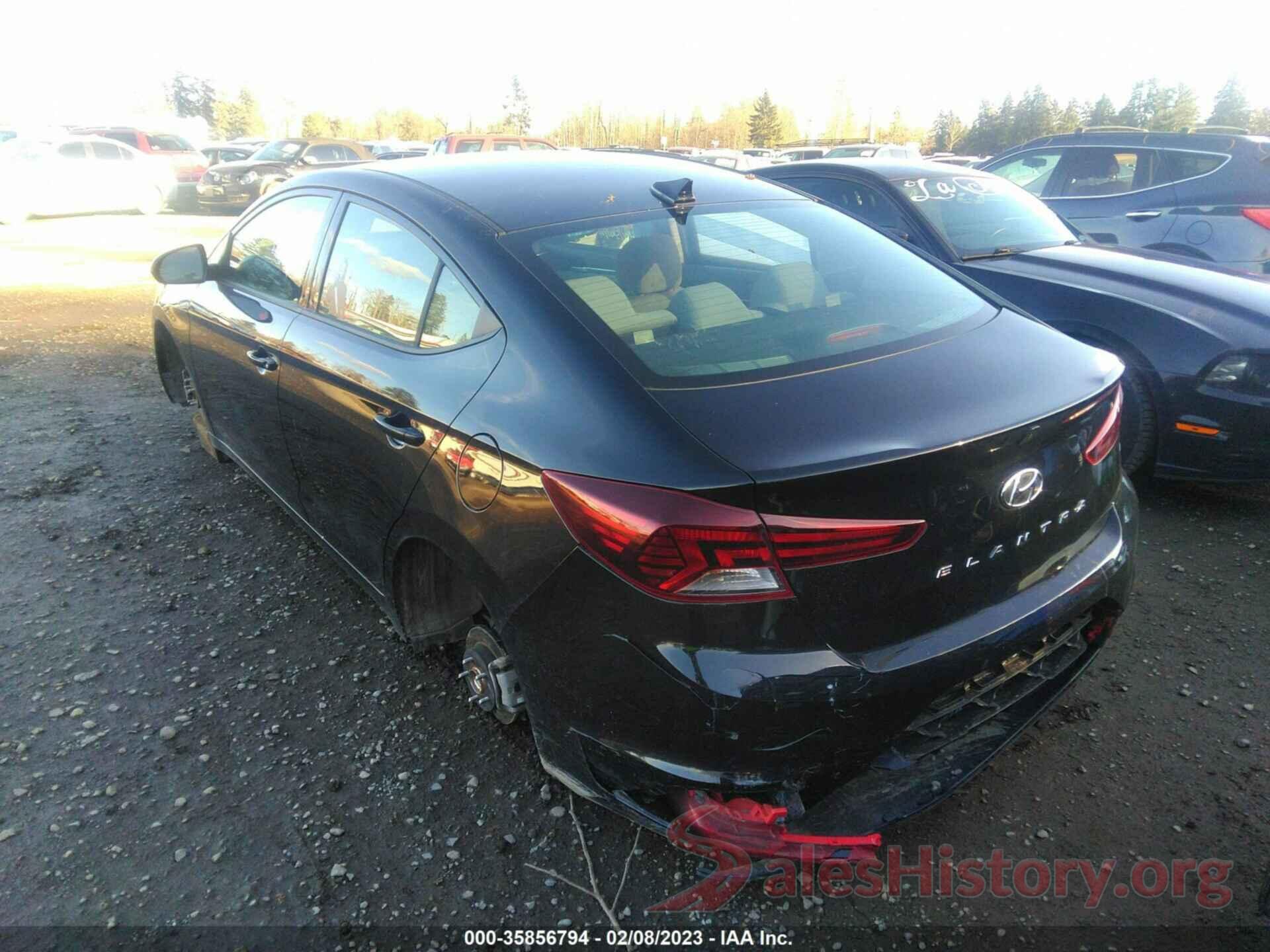 5NPD84LFXKH474707 2019 HYUNDAI ELANTRA