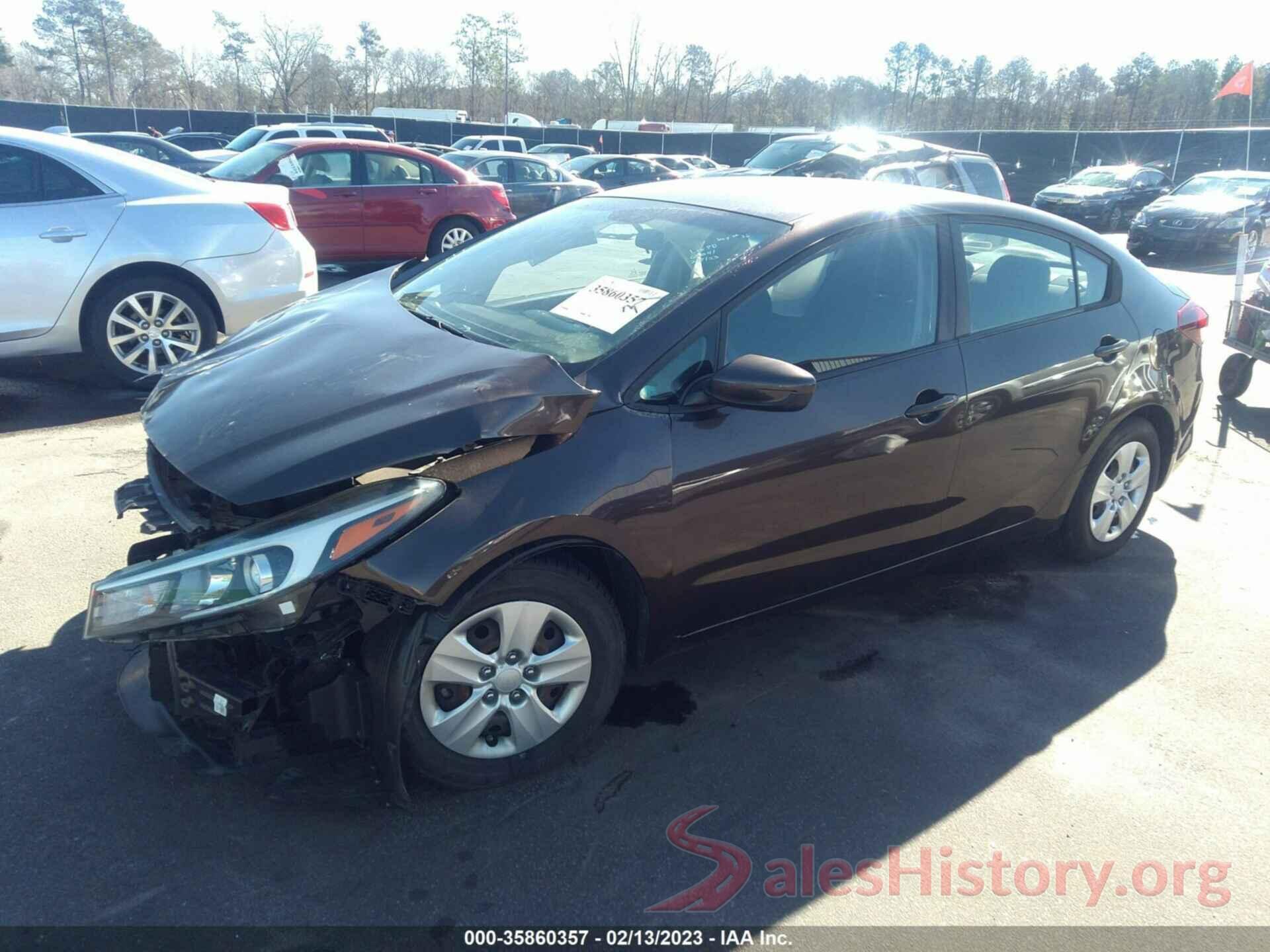 3KPFK4A73JE182194 2018 KIA FORTE