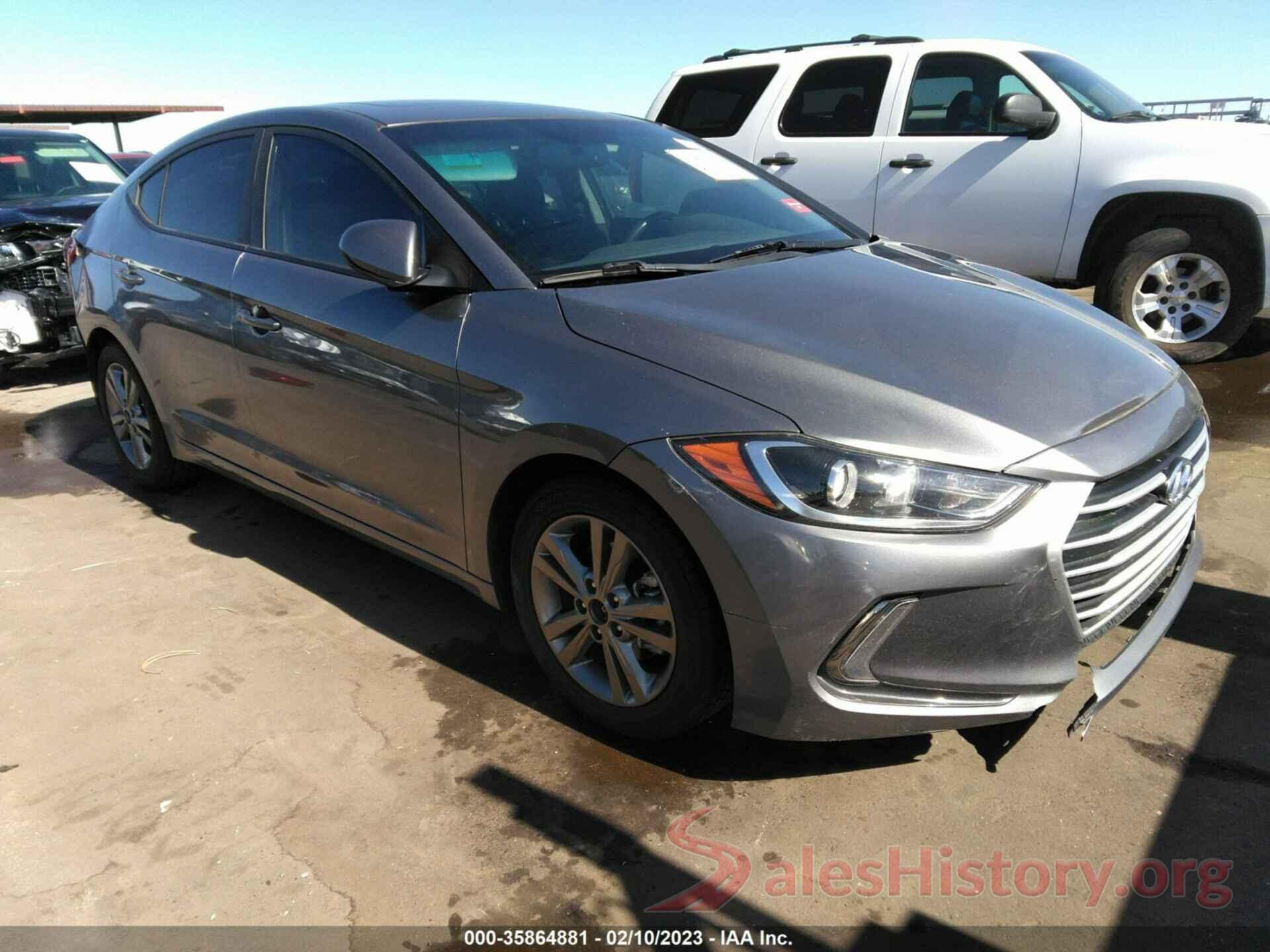 5NPD84LF3JH327384 2018 HYUNDAI ELANTRA