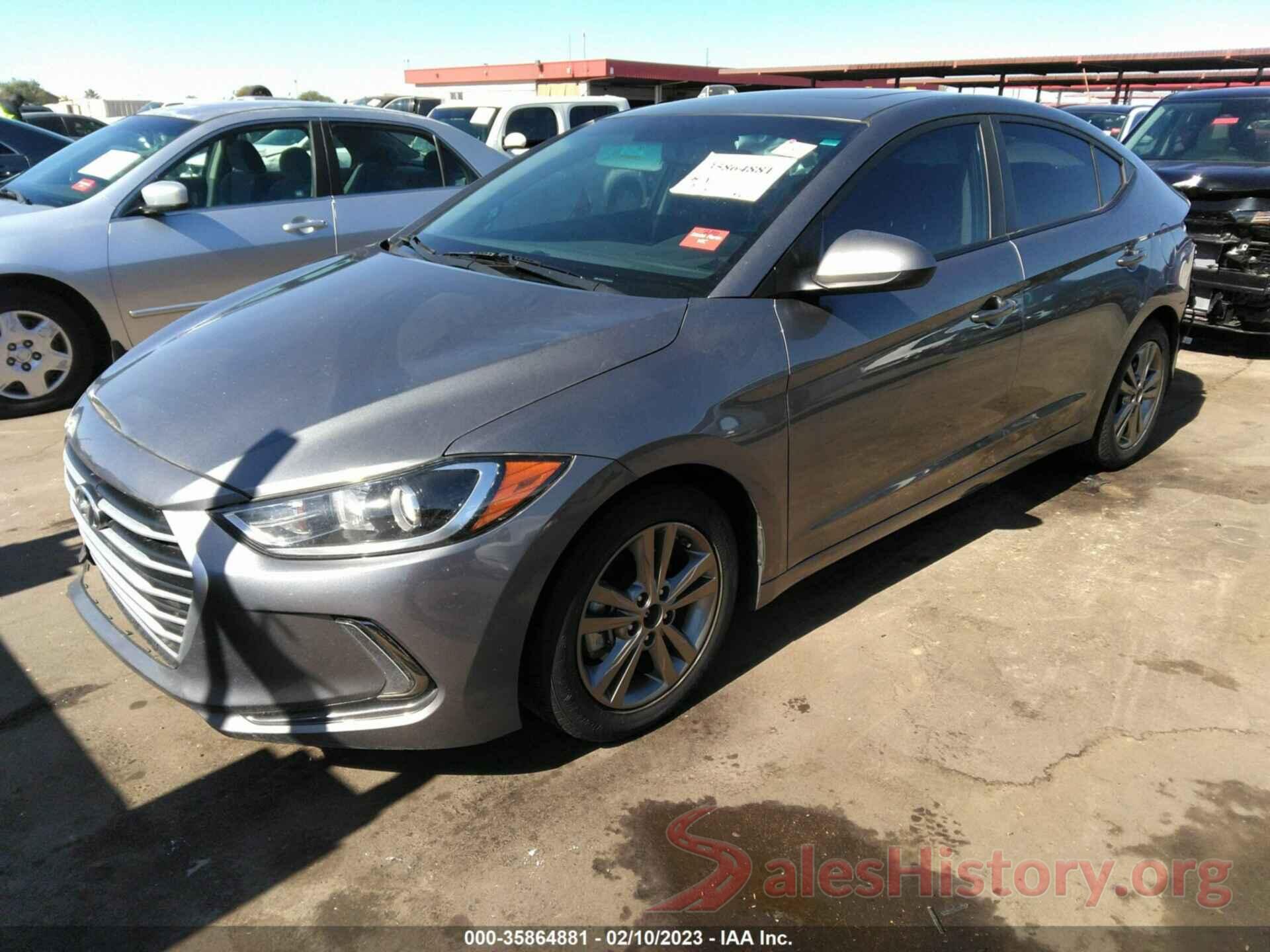 5NPD84LF3JH327384 2018 HYUNDAI ELANTRA