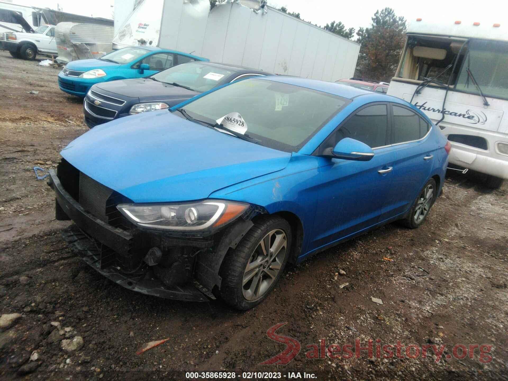 KMHD84LF9HU212266 2017 HYUNDAI ELANTRA