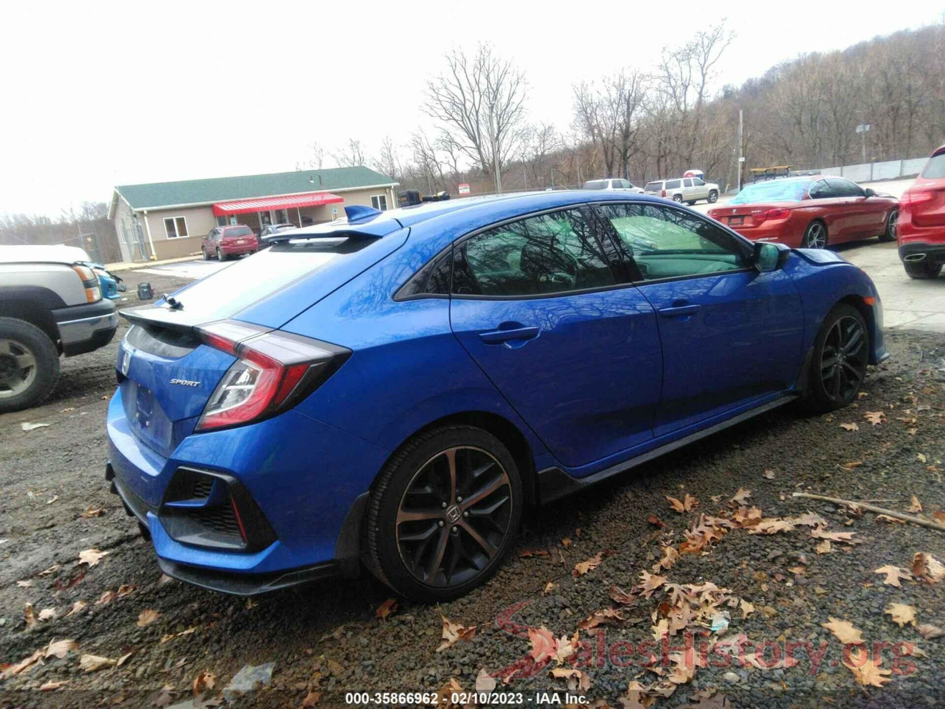 SHHFK7H4XLU416761 2020 HONDA CIVIC HATCHBACK