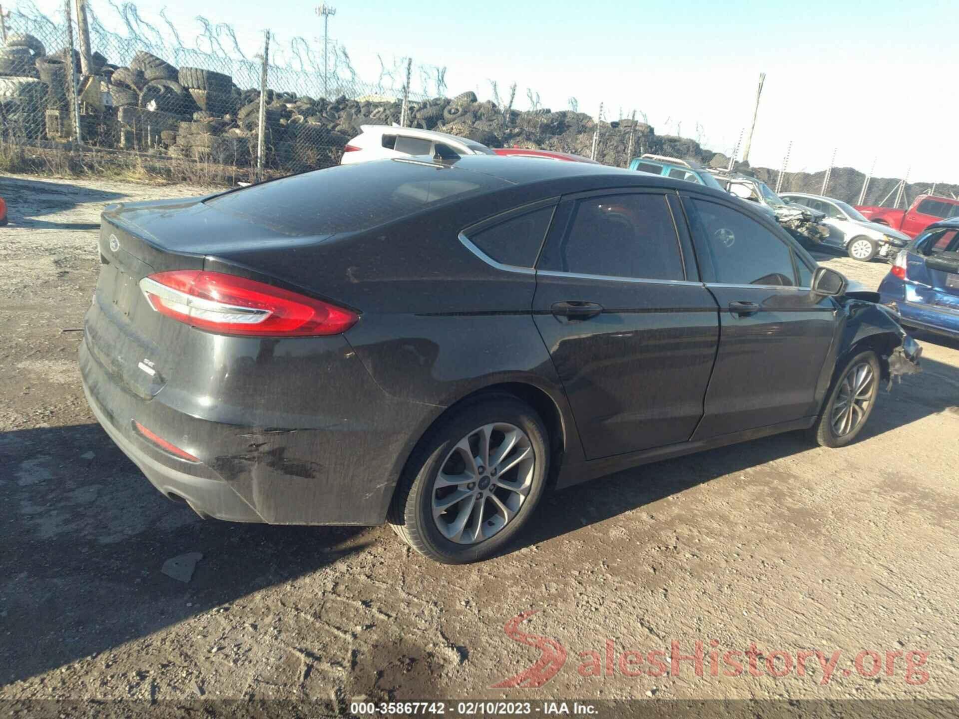 3FA6P0HD8LR183610 2020 FORD FUSION