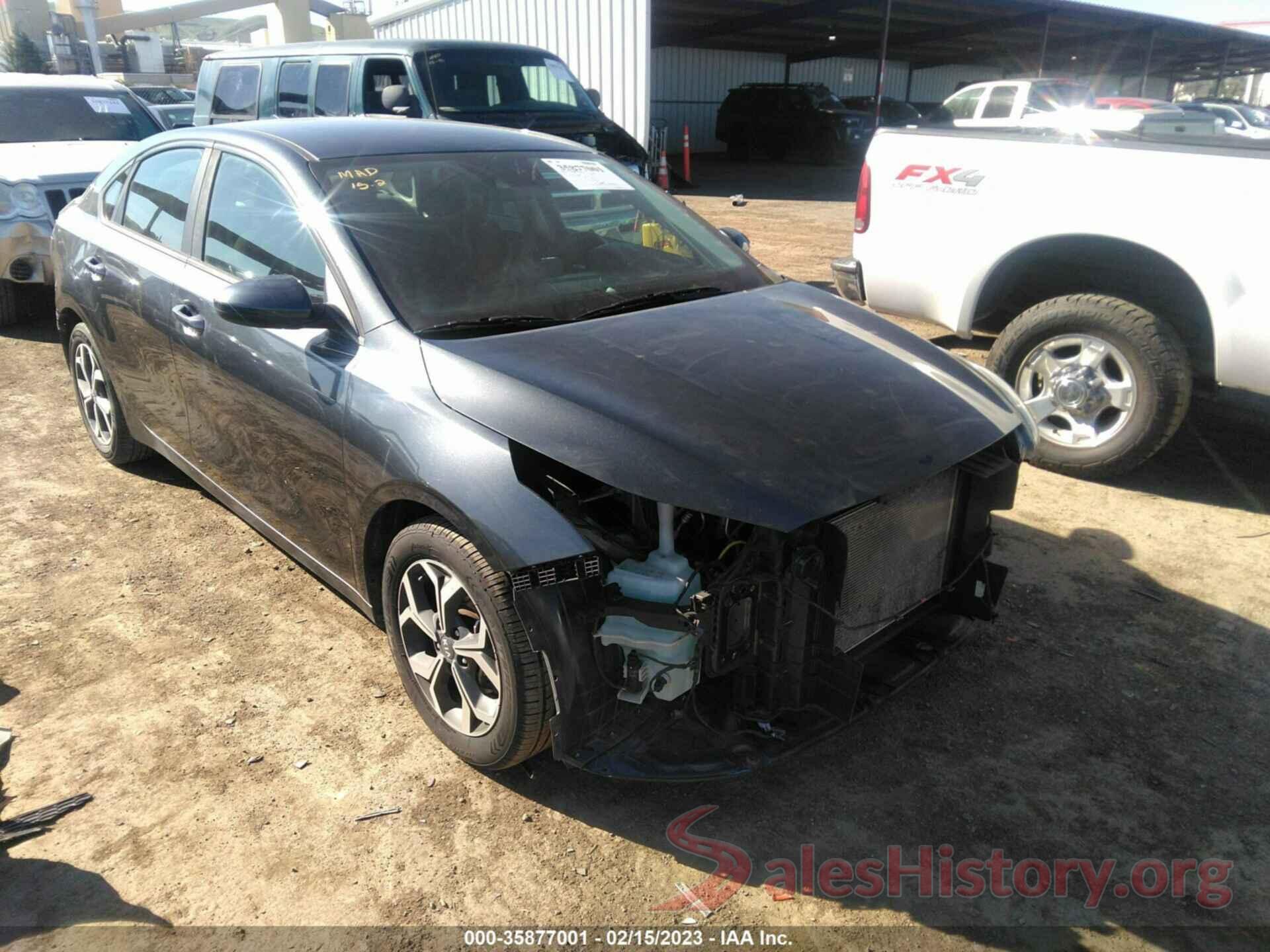 3KPF24AD8KE040947 2019 KIA FORTE