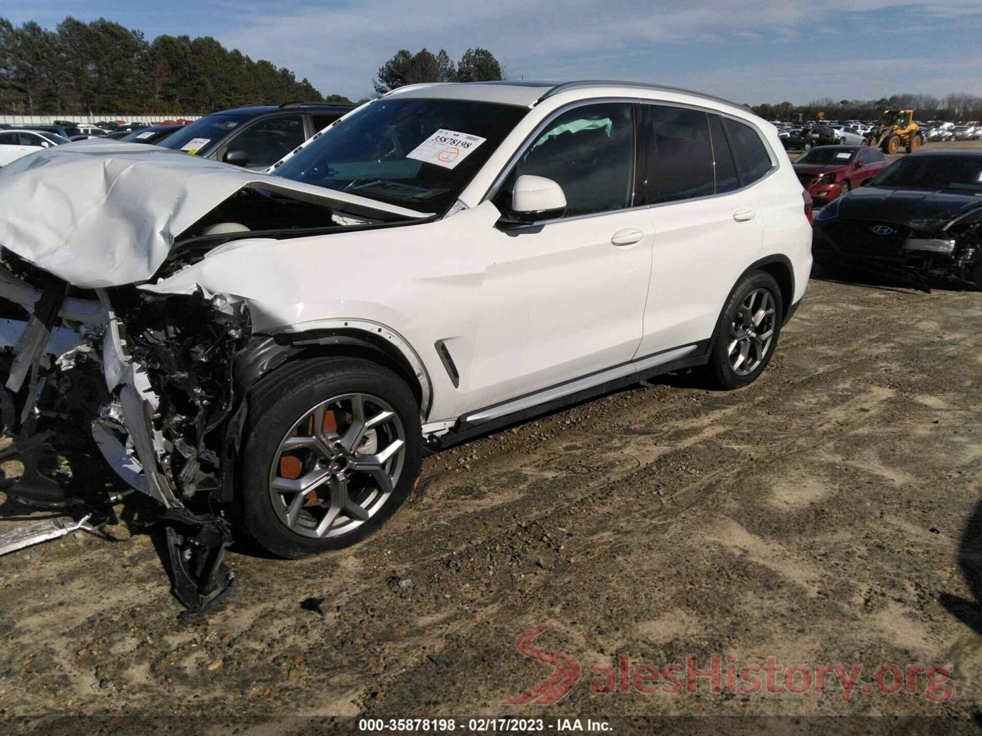 5UXTY3C04M9F54423 2021 BMW X3