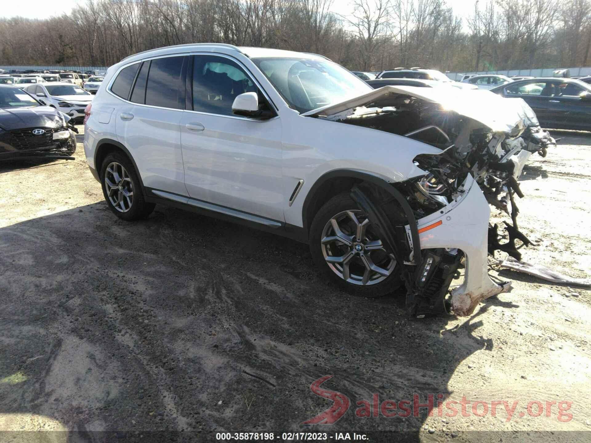 5UXTY3C04M9F54423 2021 BMW X3