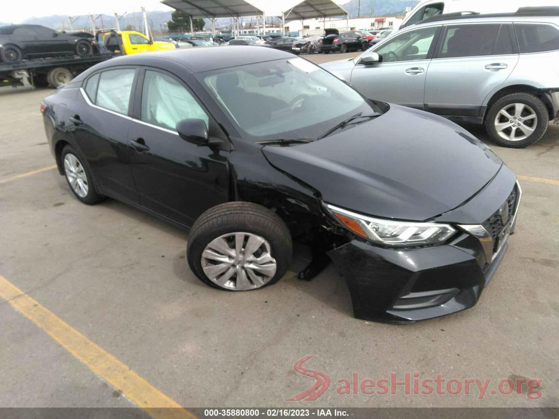 3N1AB8BV6LY228538 2020 NISSAN SENTRA