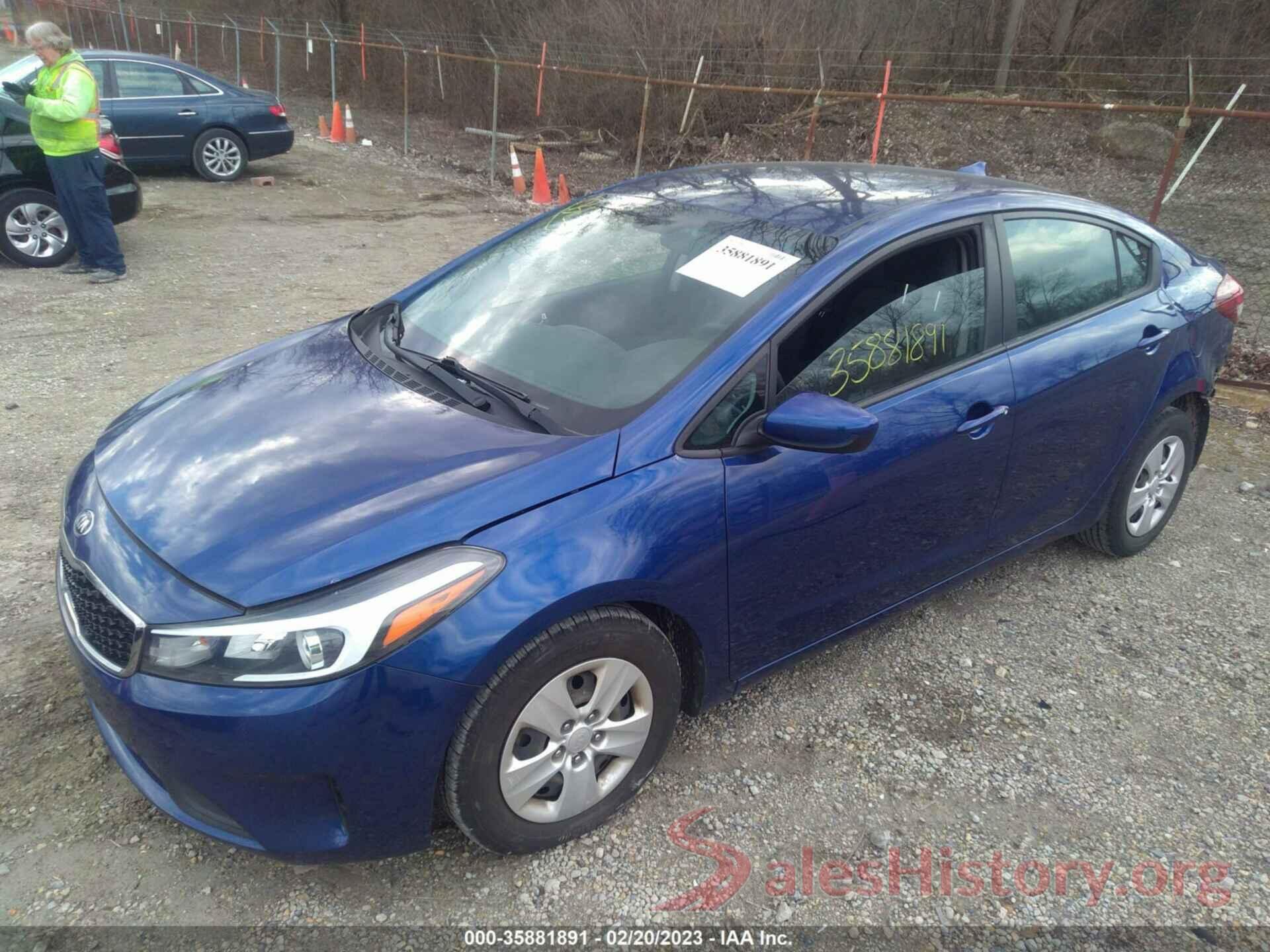 3KPFL4A79JE199143 2018 KIA FORTE