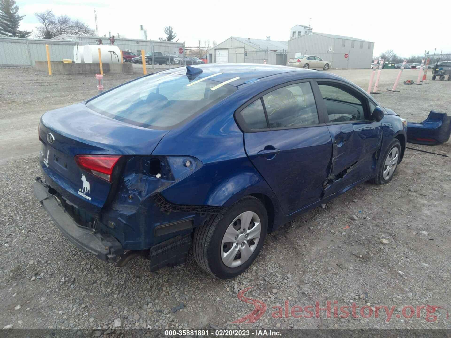 3KPFL4A79JE199143 2018 KIA FORTE