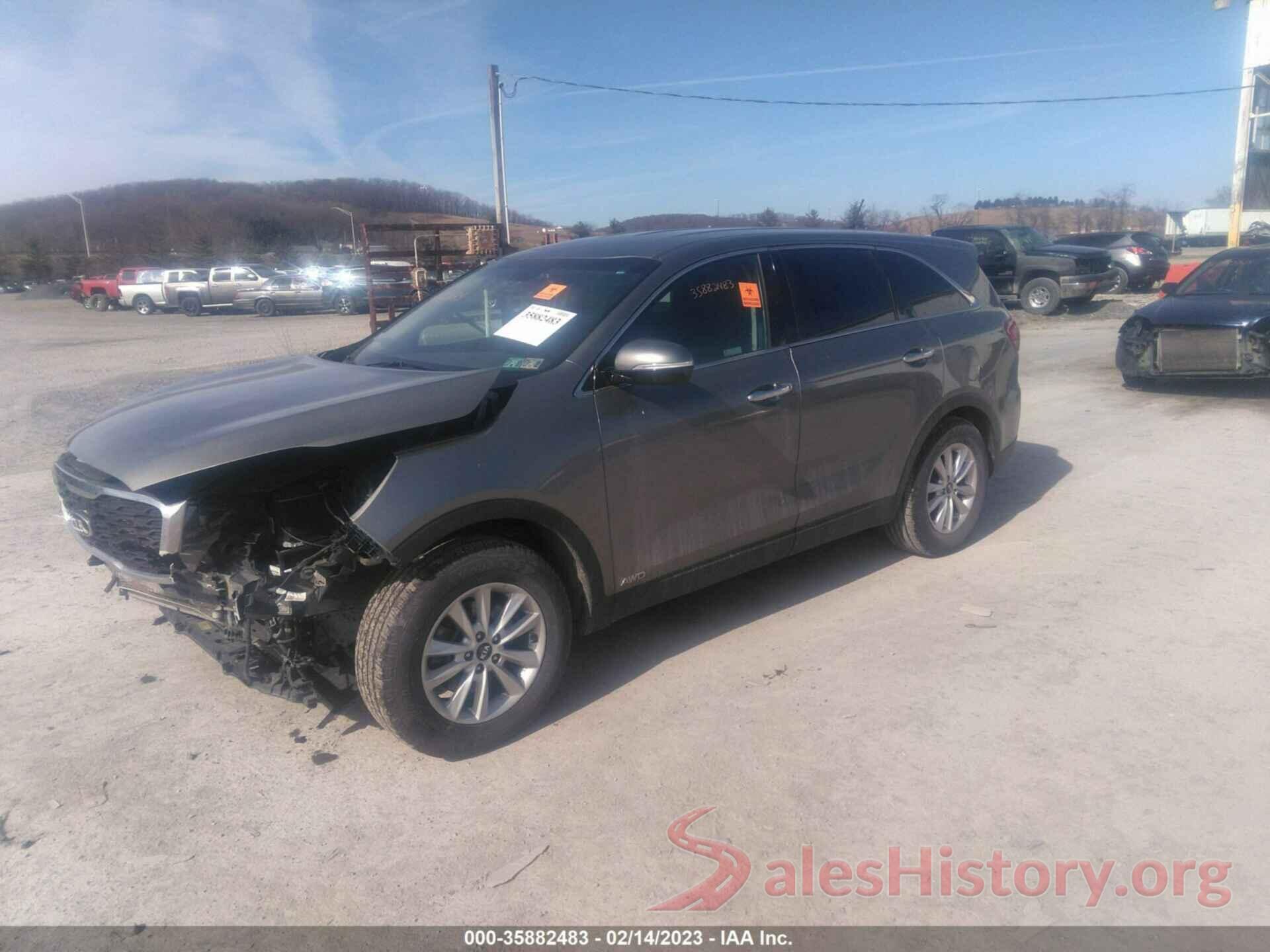 5XYPGDA36KG552576 2019 KIA SORENTO