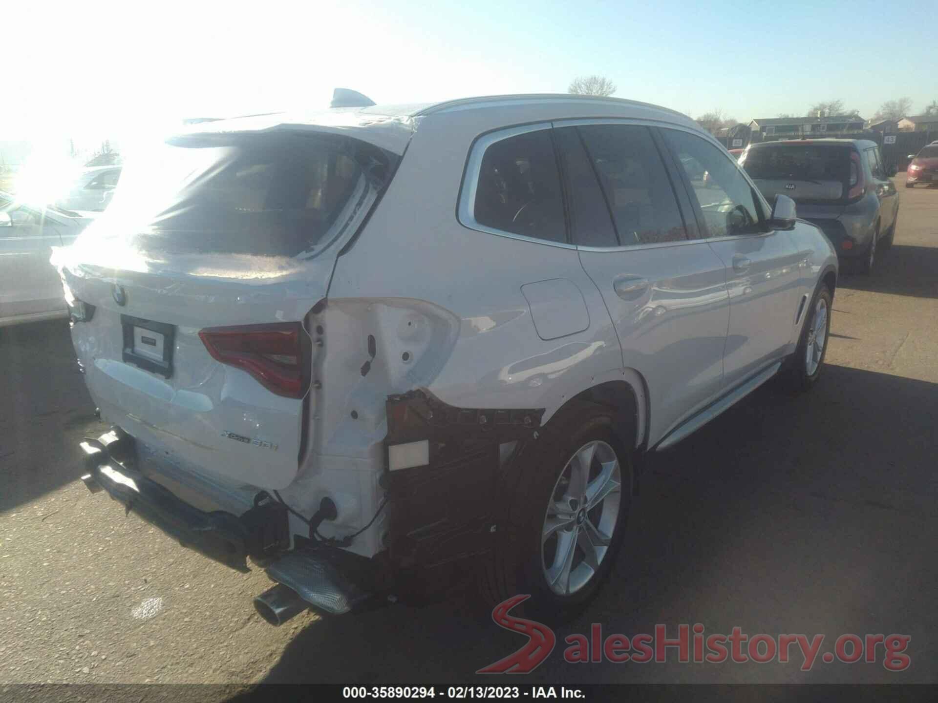 5UXTY5C09M9H04425 2021 BMW X3