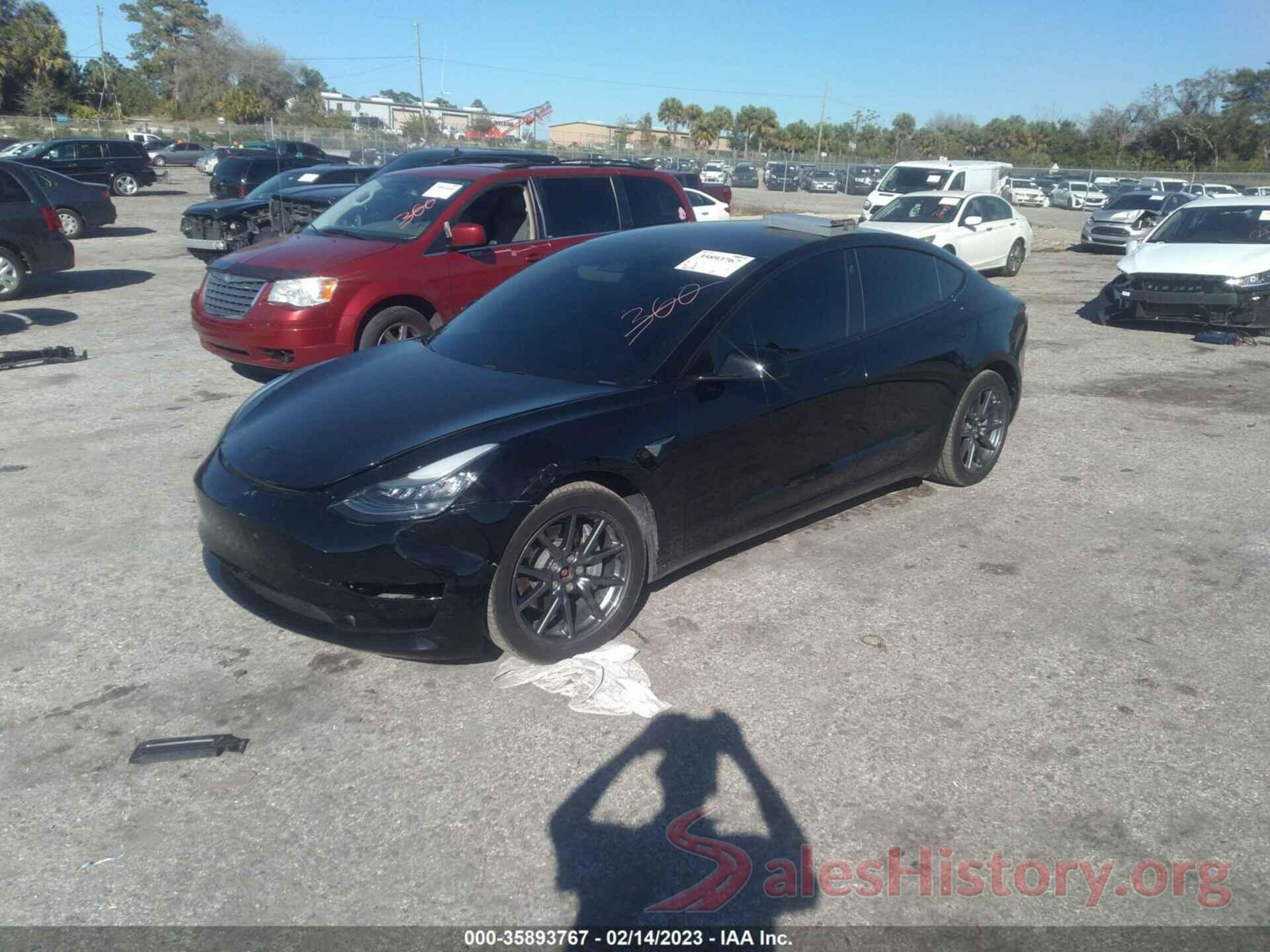 5YJ3E1EB1KF199143 2019 TESLA MODEL 3