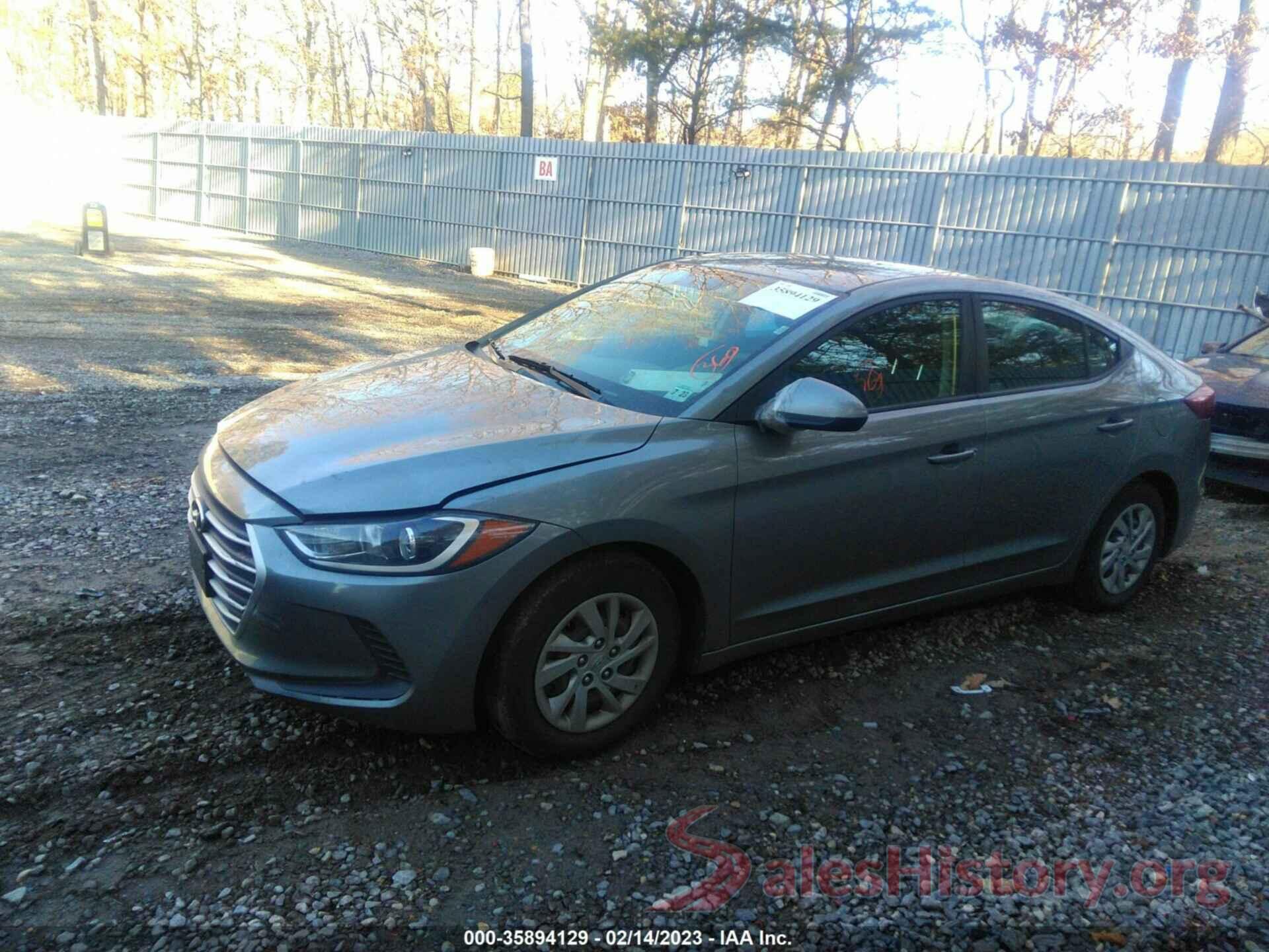 KMHD74LF3JU581729 2018 HYUNDAI ELANTRA